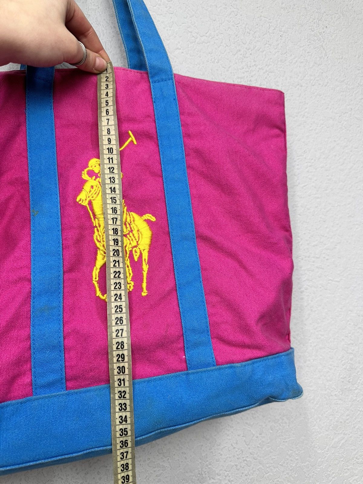 Polo Ralph Lauren Bag Leather Y2K Avantgarde Shopper Rare Ralph Lauren Size ONE SIZE - 10 Thumbnail