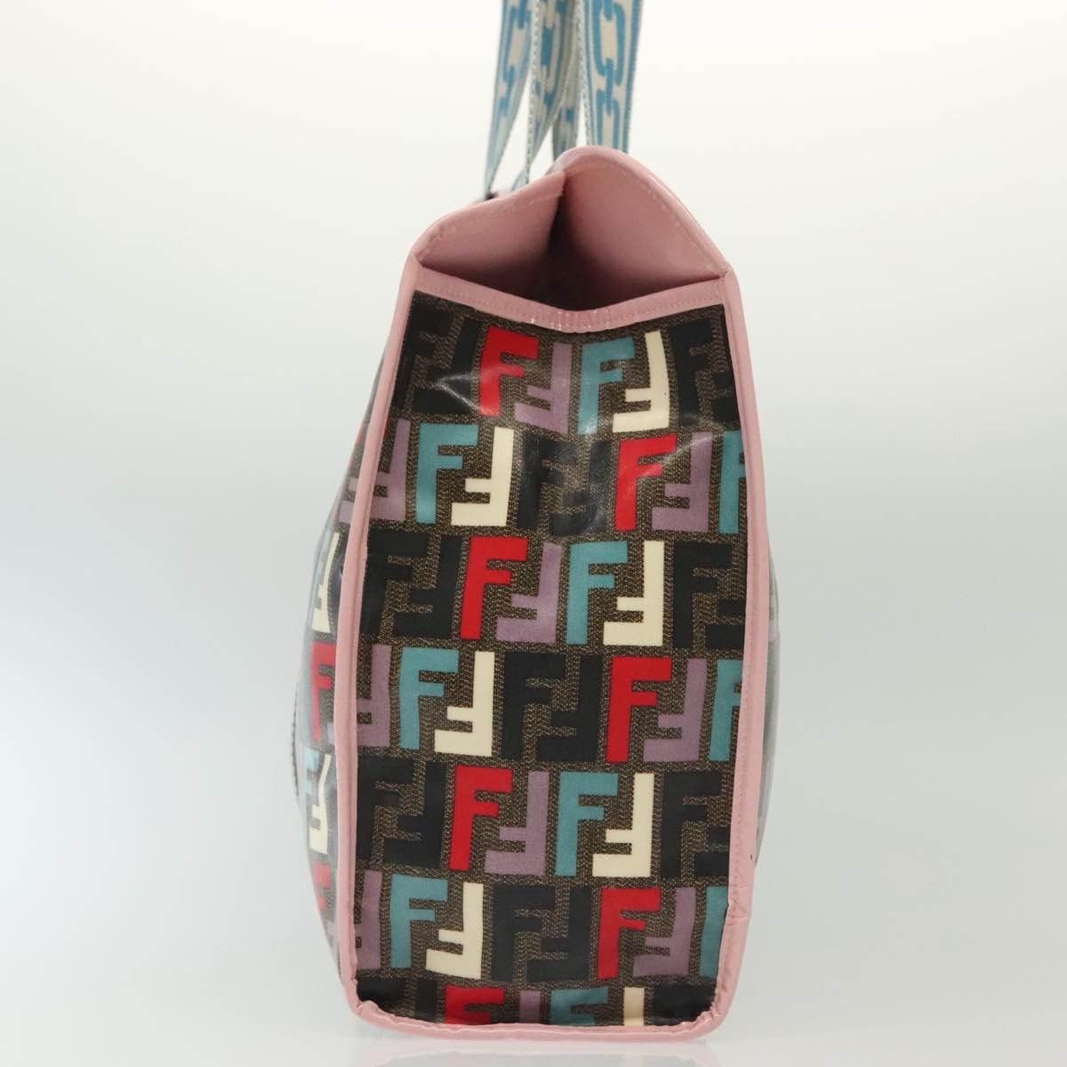 Fendi FENDI Zucca Canvas Tote Bag Coated Canvas Multicolor Size ONE SIZE - 4 Thumbnail