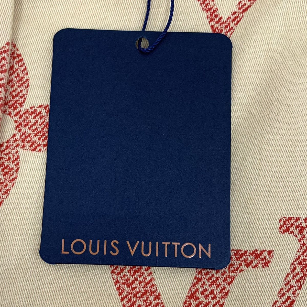 Louis Vuitton Louis Vuitton Orange All-over Logo Print Cotton Shorts K26WX Size 27" / US 4 / IT 40 - 6 Thumbnail