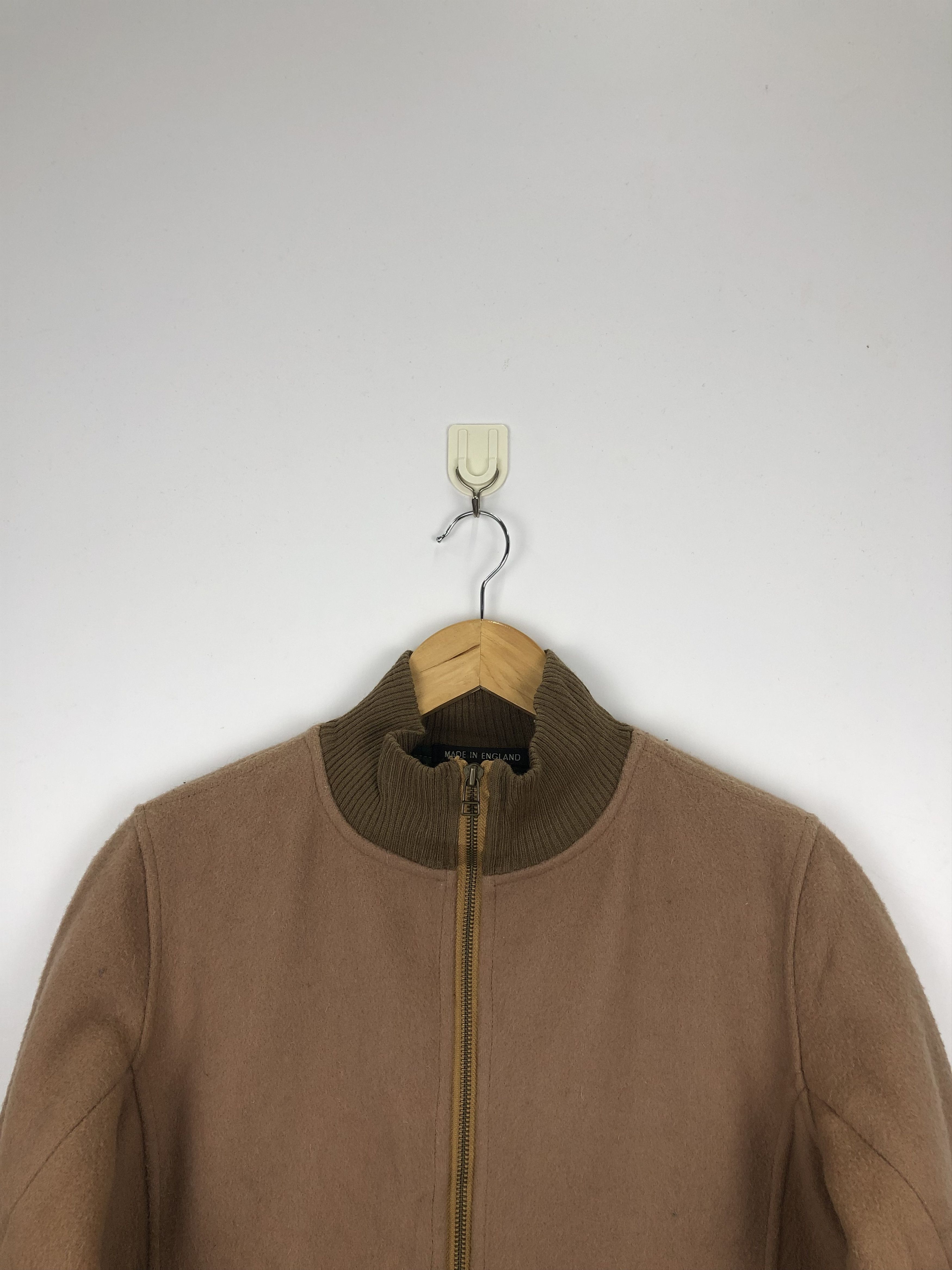 Vintage Vintage Gloverall Zipper Wool Jacket England V0445 Size US M / EU 48-50 / 2 - 2 Thumbnail