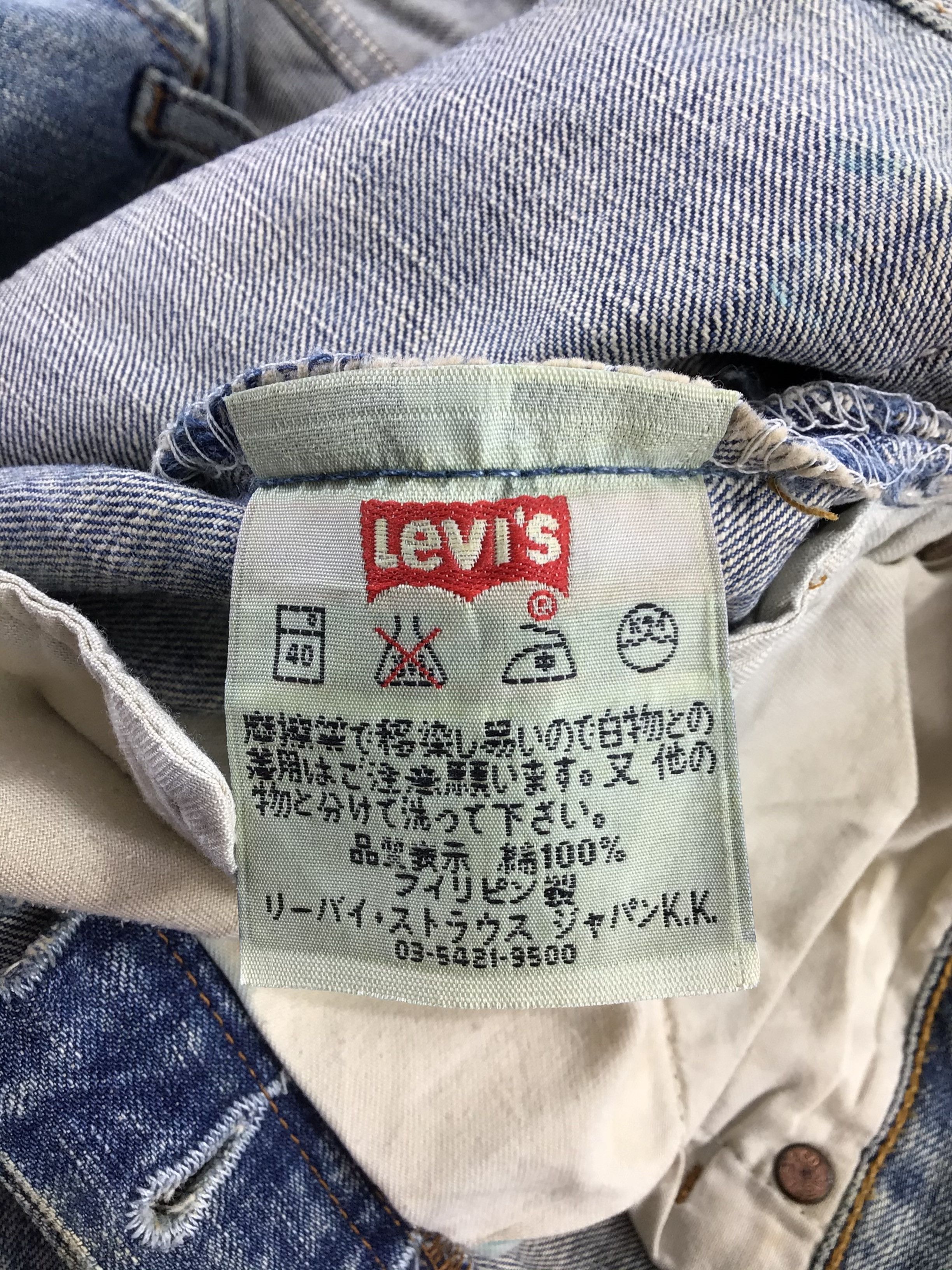 Levi's Vintage 90s Dirty Levis 501 Jeans-JM575 Size US 34 / EU 50 - 9 Thumbnail