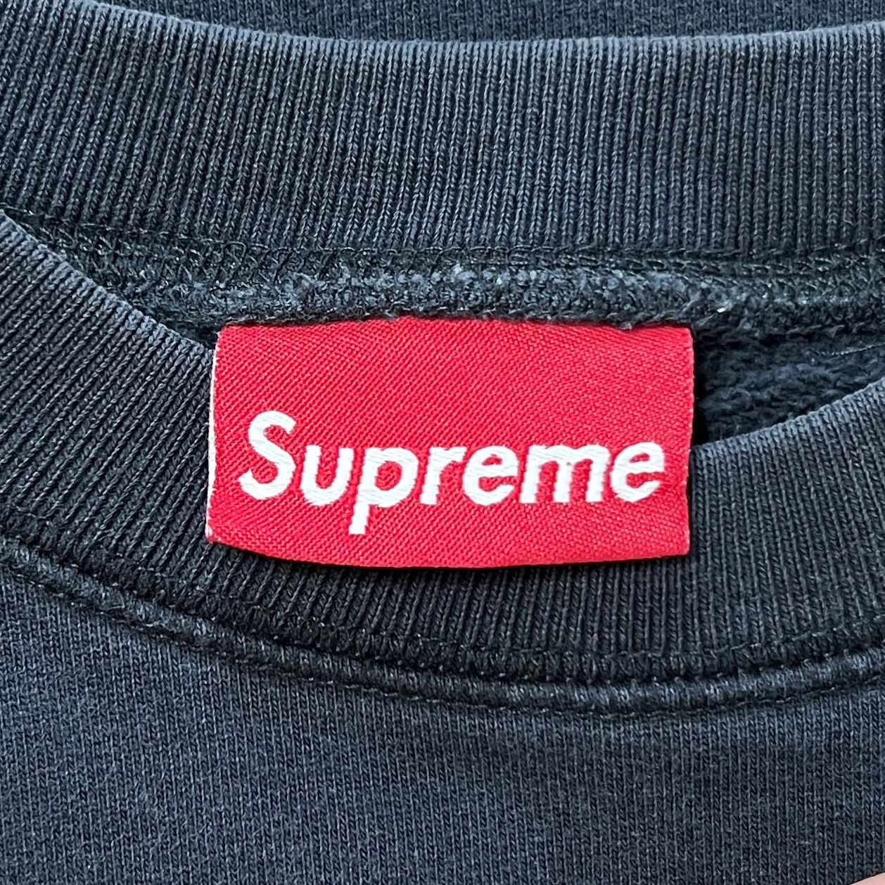 Supreme Supreme 2008 World Famous Back Box Logo CrewNeck Black Size US XL / EU 56 / 4 - 6 Thumbnail