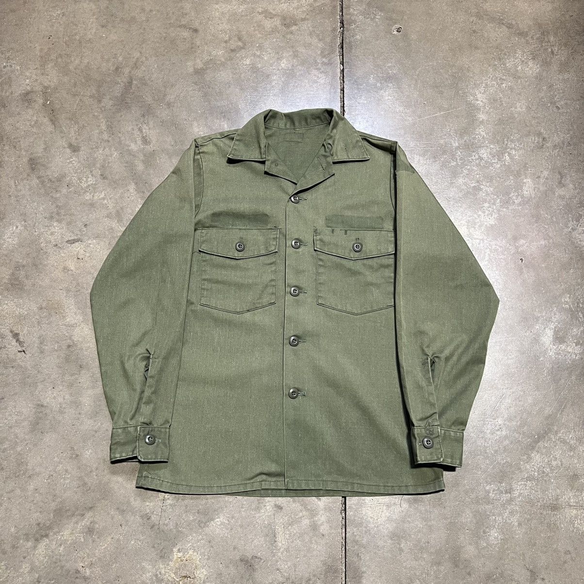 Vintage Vintage OG 507 Military Field Shirt Button Up Fatigue 80s Size US M / EU 48-50 / 2 - 1 Thumbnail