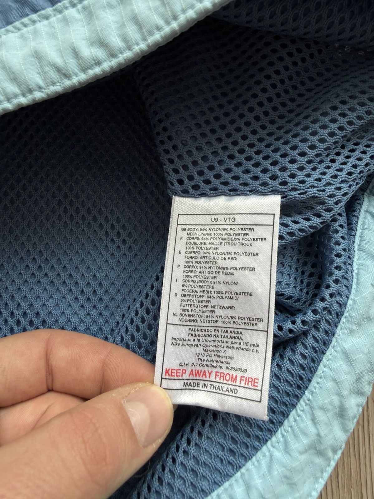 Nike Vintage Nike Blue Anorak Jacket Size US L / EU 52-54 / 3 - 9 Thumbnail