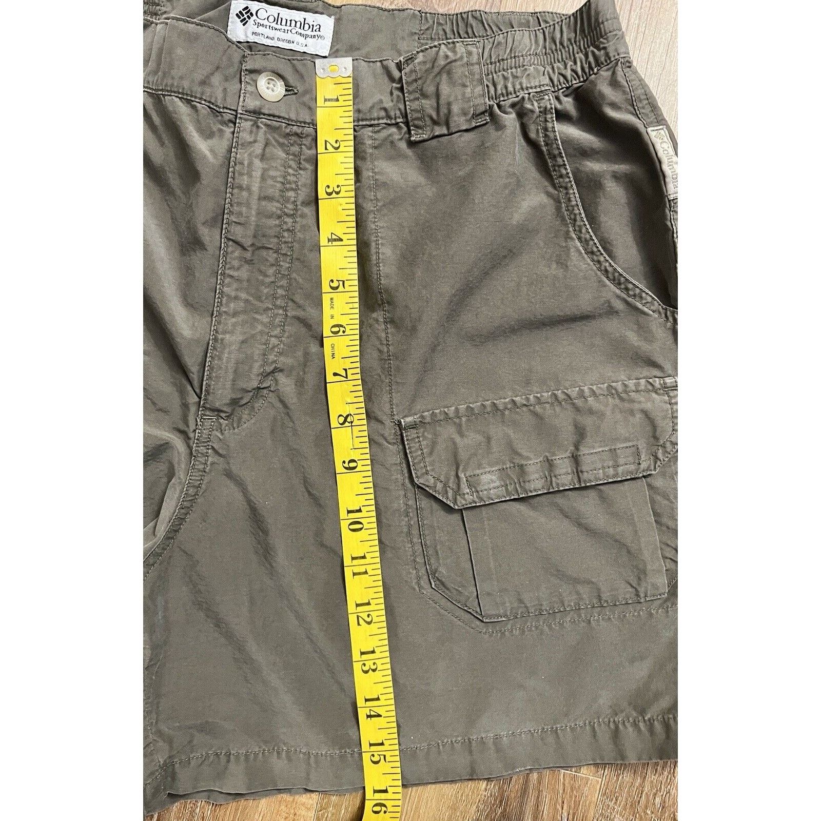 Columbia Columbia Women's Size 14 Chino Shorts 6 Brown Pockets EUC Size 36" / US 14 / IT 50 - 5 Thumbnail
