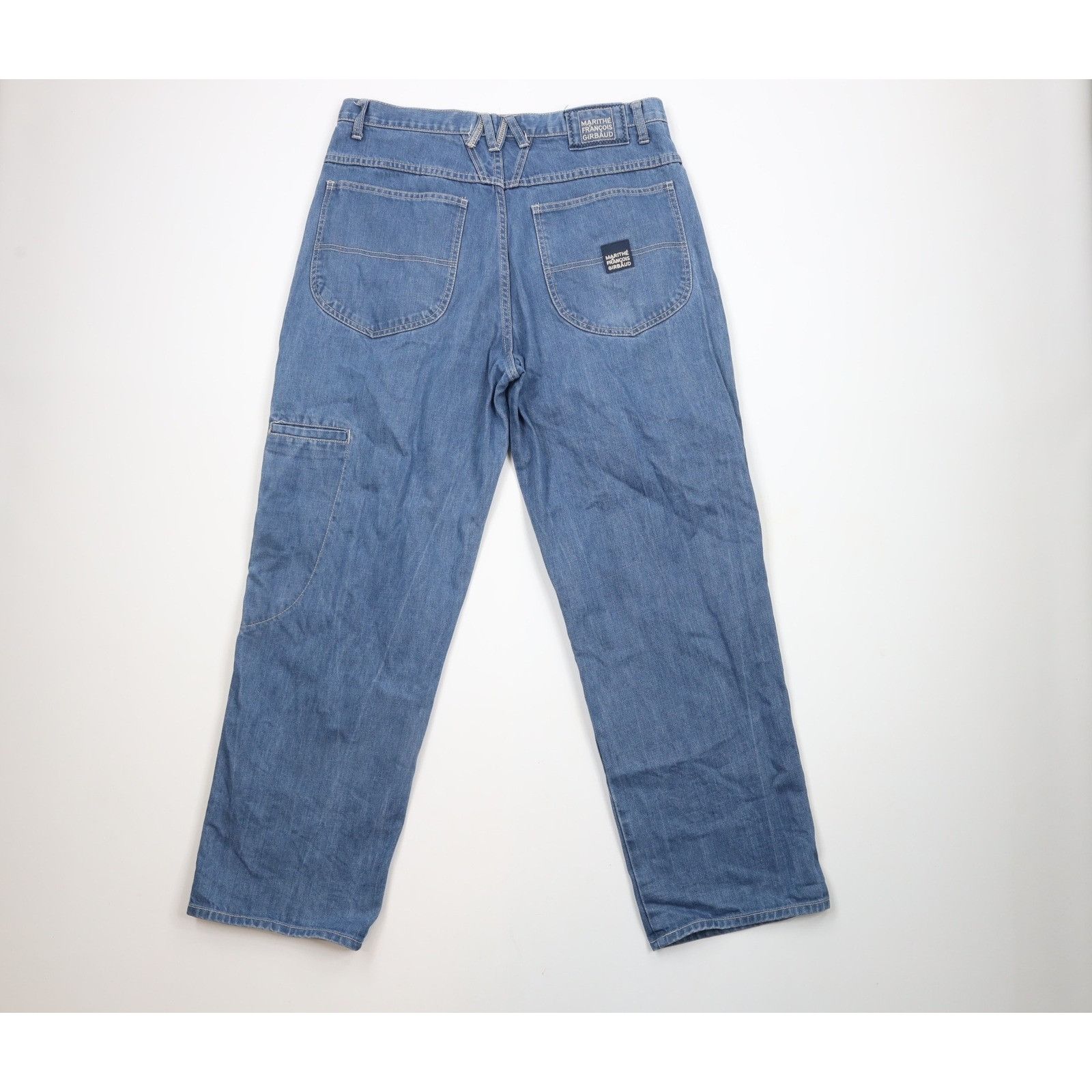 Marithe + Francois Girbaud × Vintage Vintage 90s Marithe Francois Girbaud Baggy Wide Leg Jeans Size US 36 / EU 52 - 11 Thumbnail
