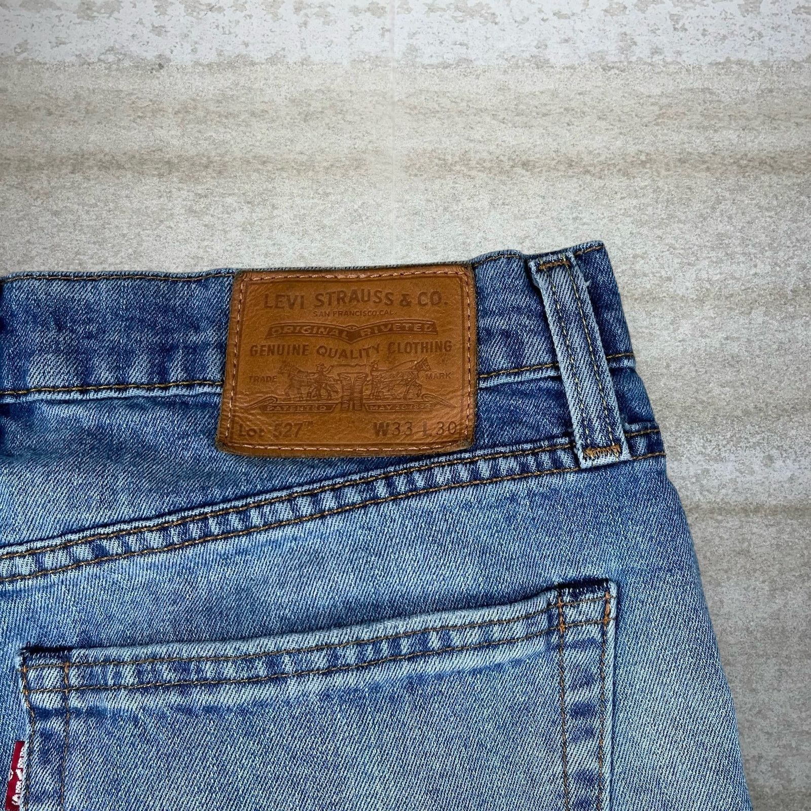 Levi's Vintage Y2K Levis Jean 33x30 Slim Bootcut Flared Medium Wash Size US 33 - 4 Thumbnail