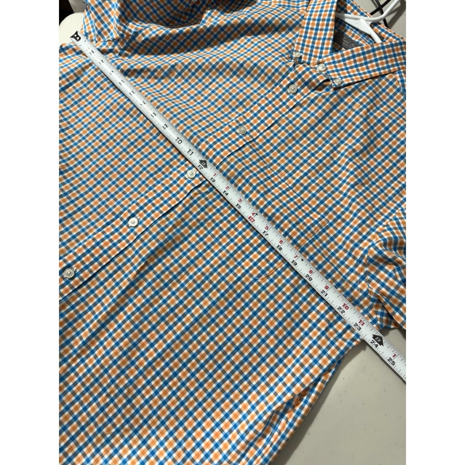 Cremieux Daniel Cremieux Shirt Mens L Blue Plaid Signature Collection Button Short Sleeve Size US L / EU 52-54 / 3 - 3 Thumbnail