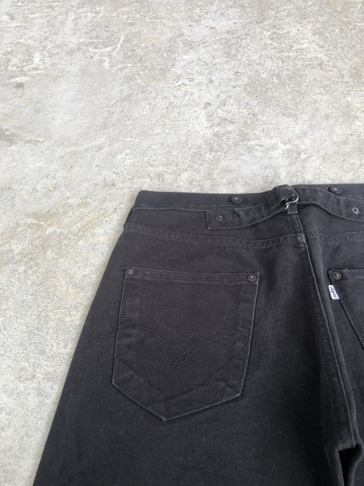 Levi's Y2k Levi’s Buckle Back White Tab Size US 31 - 16 Thumbnail