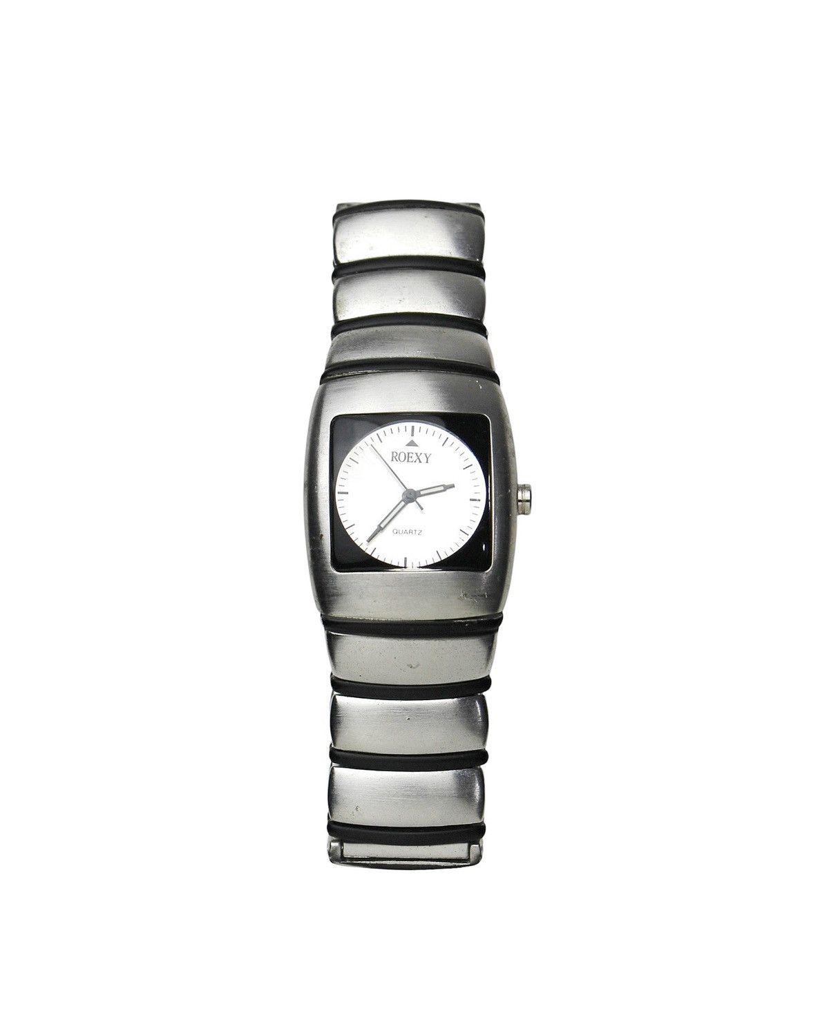 Japanese Brand 2000S ROEXY RECTANGULAR CASE BRACELET WATCH Size ONE SIZE - 1 Thumbnail
