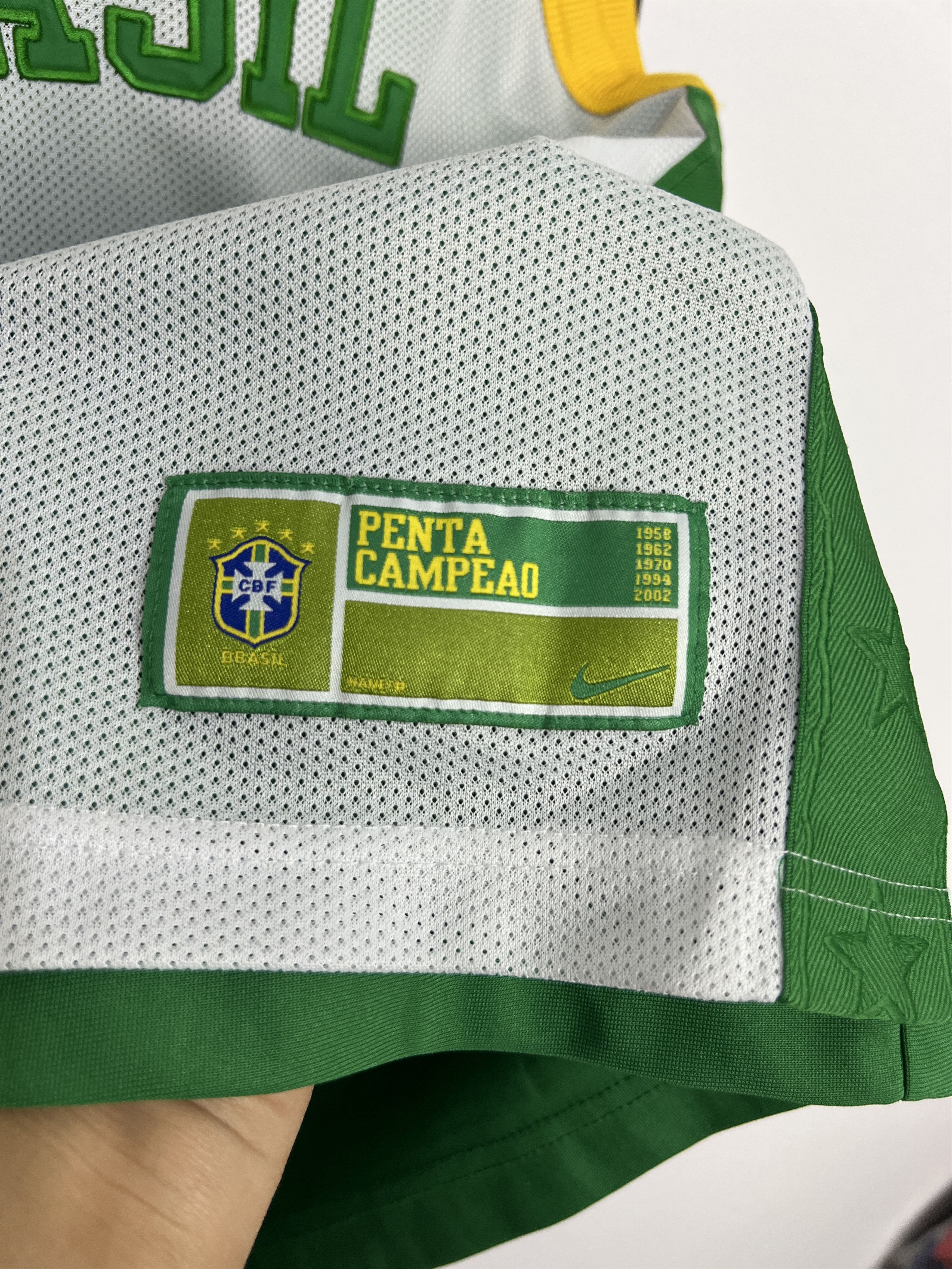 Nike Brazil Reversible Train Shirt Vest Soccer National Jersey Size M / US 6-8 / IT 42-44 - 4 Thumbnail