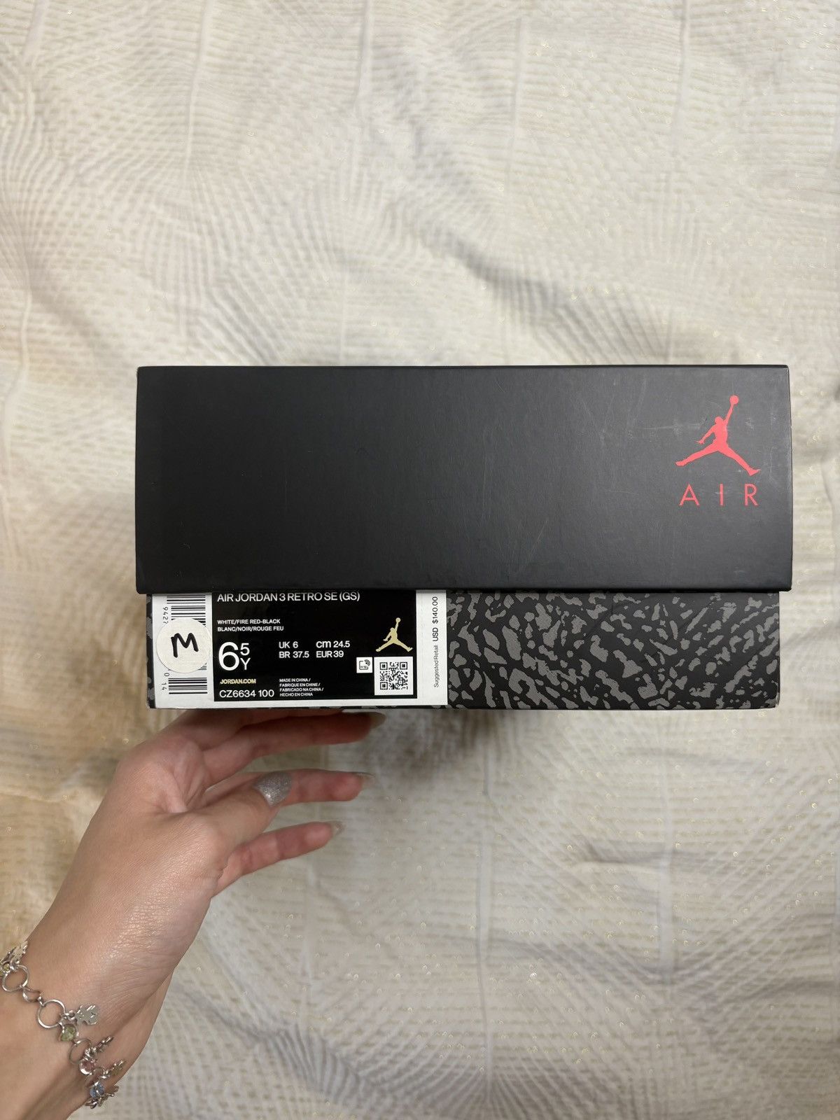 Jordan Brand Air Jordan 3 "Fire Red Denim" SE Size US 8 / IT 38 - 6 Thumbnail