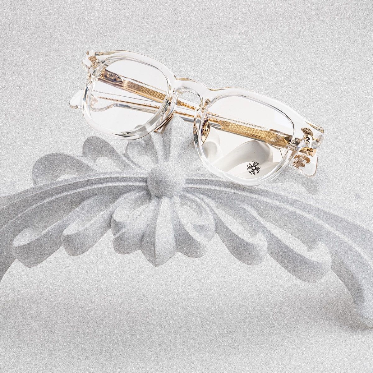 Chrome Hearts CHROME HEARTS CHIRP CHIRP-A CRYSTAL- 18KGP GLASSES Size ONE SIZE - 6 Thumbnail