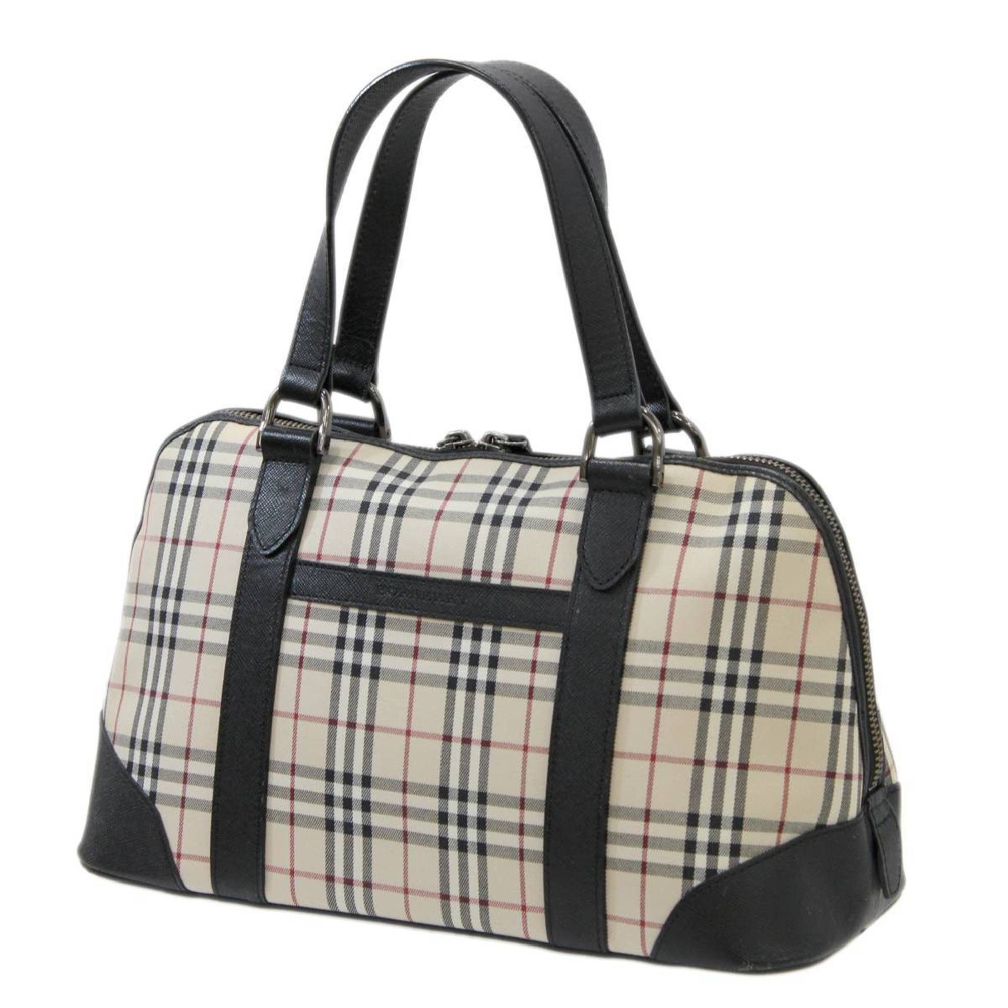 Burberry BURBERRY Nova Check Canvas Handbag Size ONE SIZE - 1 Thumbnail