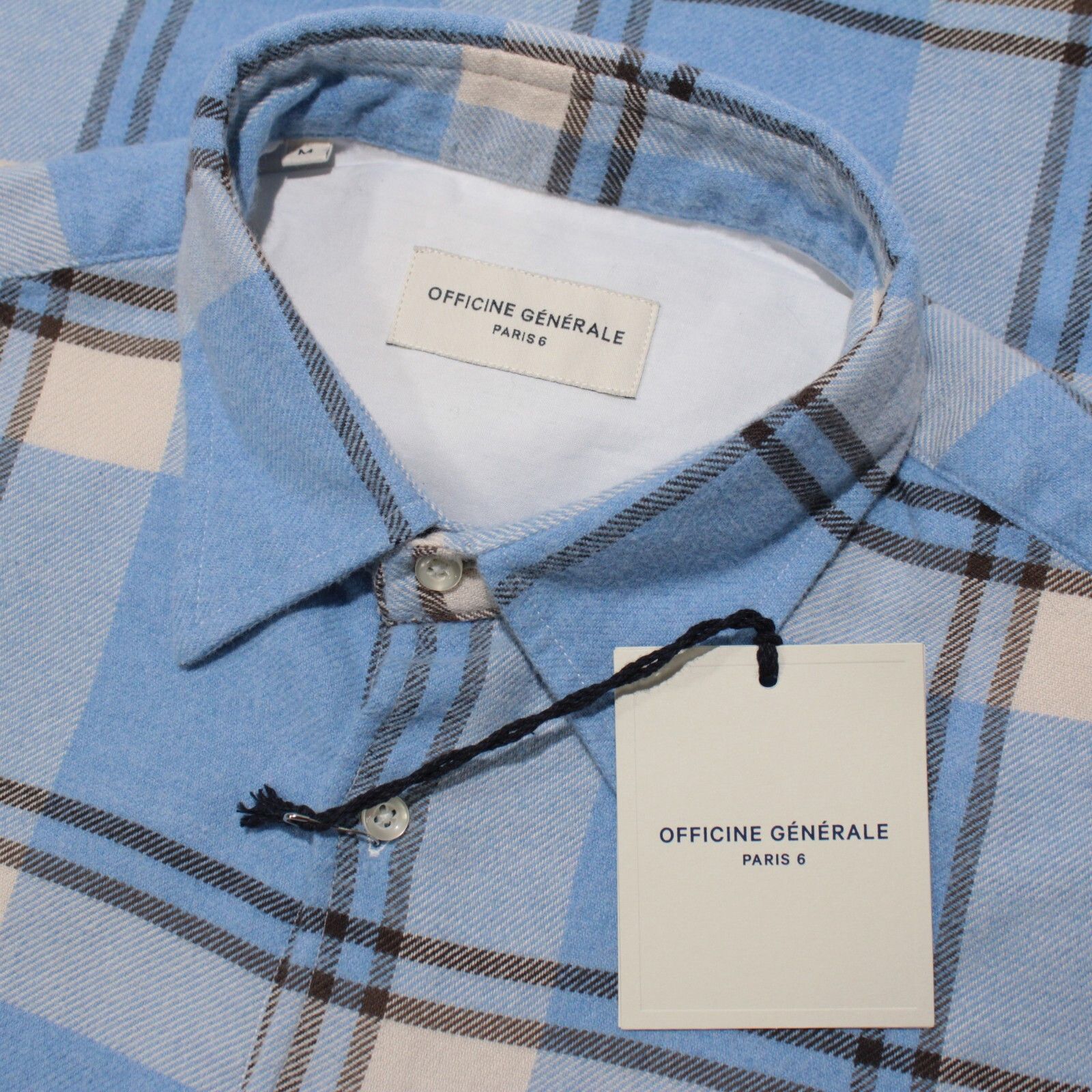 Officine Generale Officine Generale New with tags Shirt Size M US In Blue Size US M / EU 48-50 / 2 - 1 Thumbnail