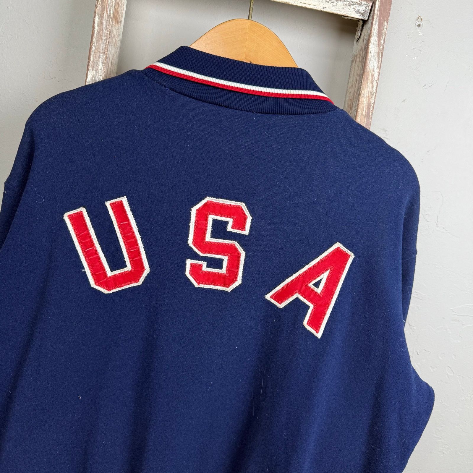 Vintage Vintage 70s AAU Wrestling USA Spellout Zip Jacket size M Size US M / EU 48-50 / 2 - 2 Thumbnail