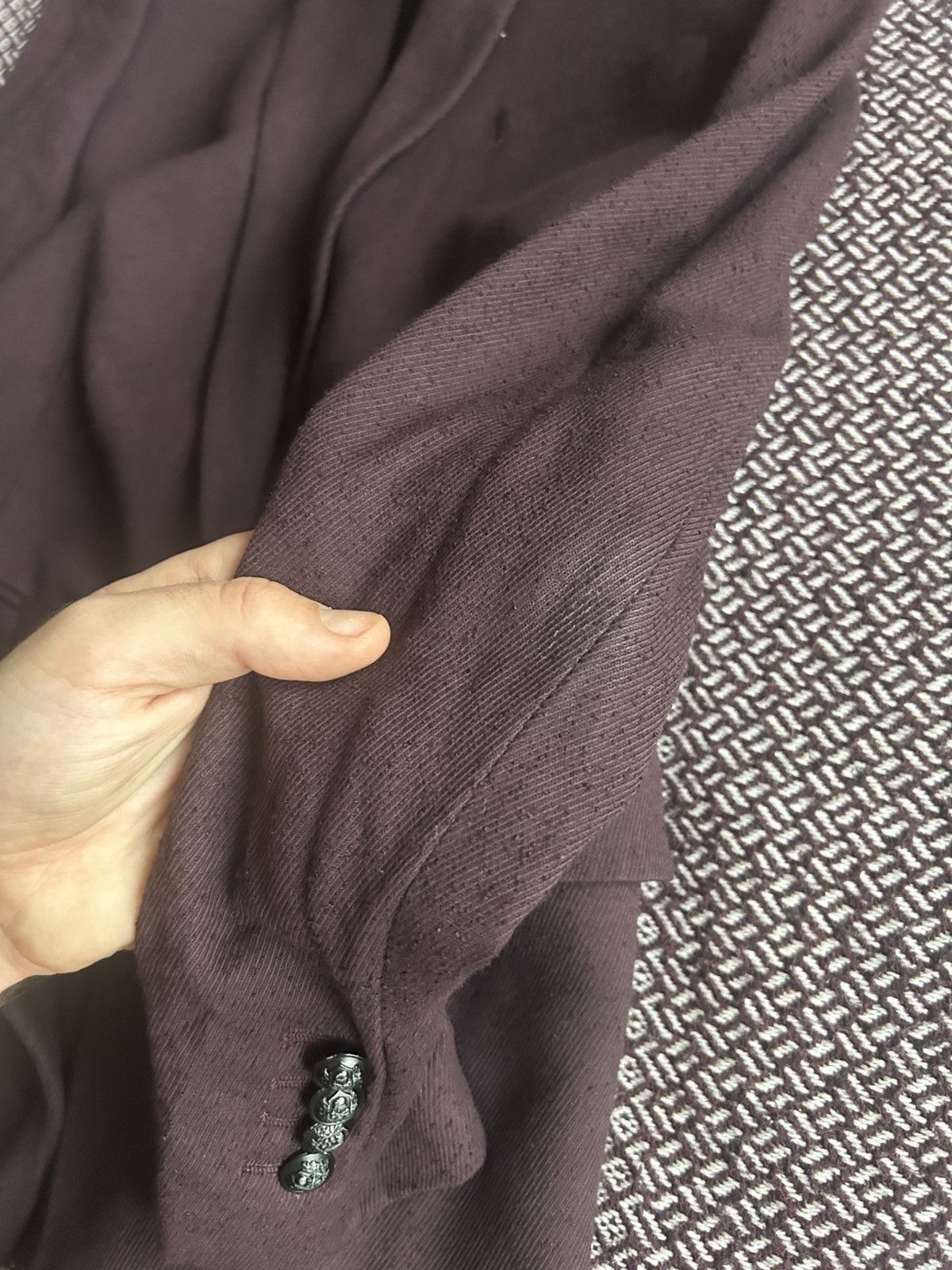 The Kooples The Kooples Viscose Women Burgundy Blazer Sz 40 Solid Style Size S / US 4 / IT 40 - 11 Thumbnail
