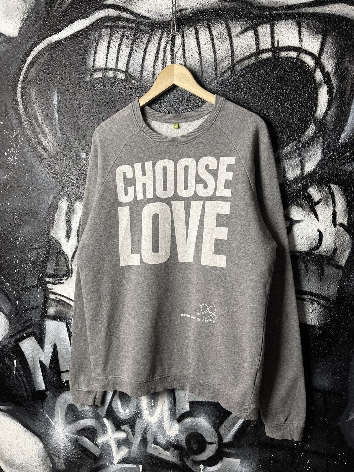 Designer × Katharine Hamnett London Rapanui x Katharine Hamnett “Choose love” Logo Sweatshirt Size US M / EU 48-50 / 2 - 1 Thumbnail