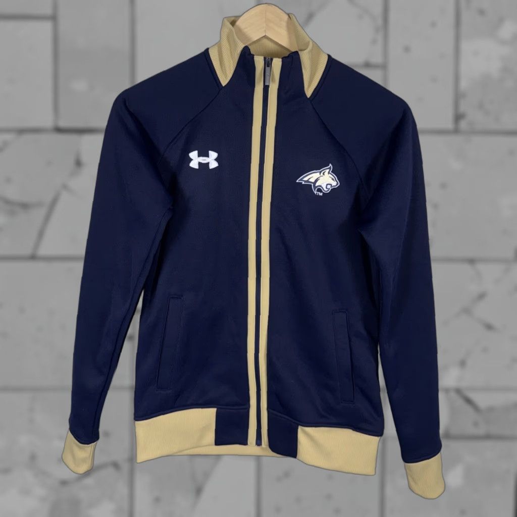 Under Armour Under Armour Jacket Womens Full Zip Blue S Montana State State Size S / US 4 / IT 40 - 1 Thumbnail