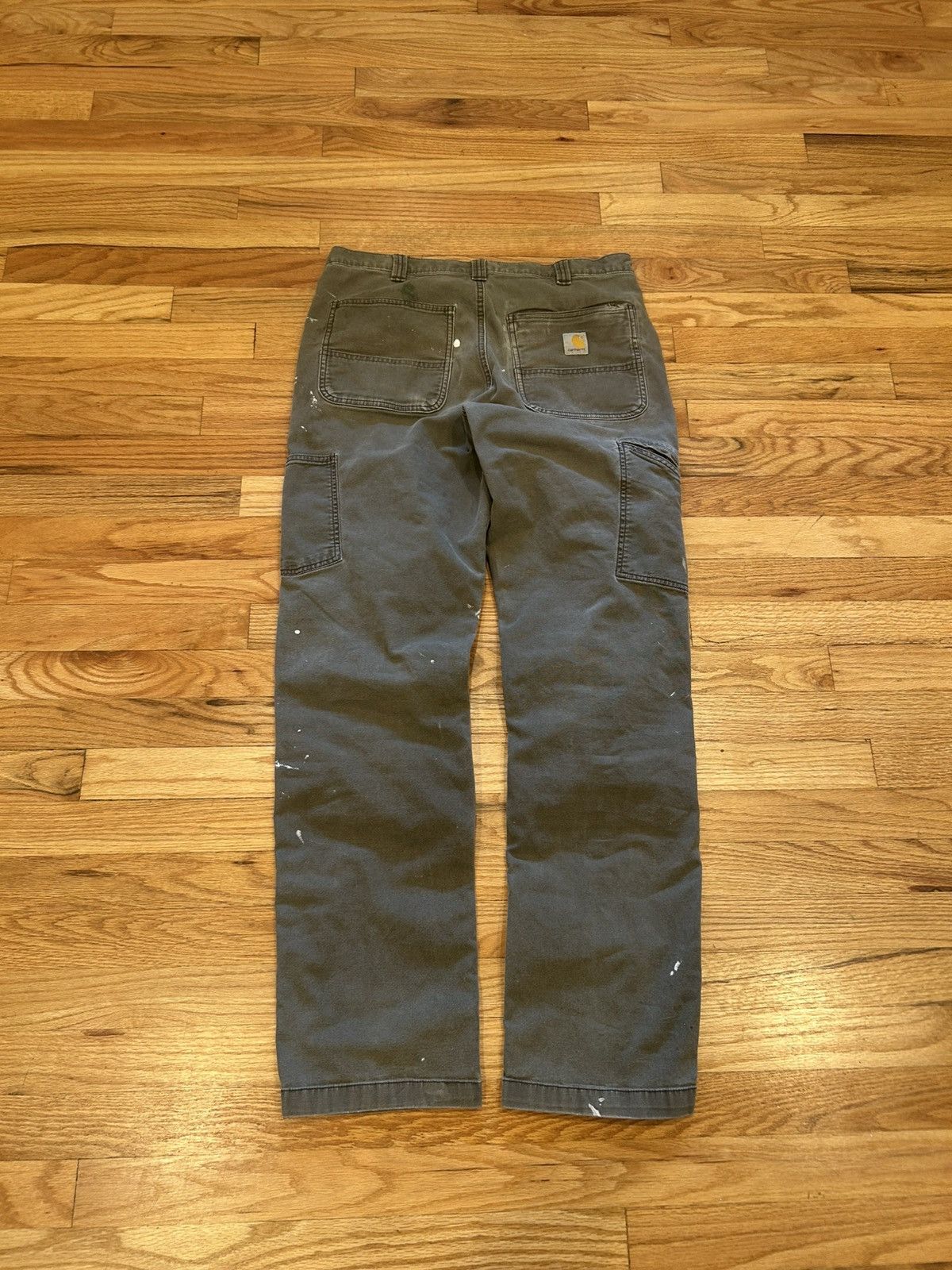 Carhartt Paint splatter double knees, workwear Carhartt carpenter Size US 32 / EU 48 - 3 Thumbnail