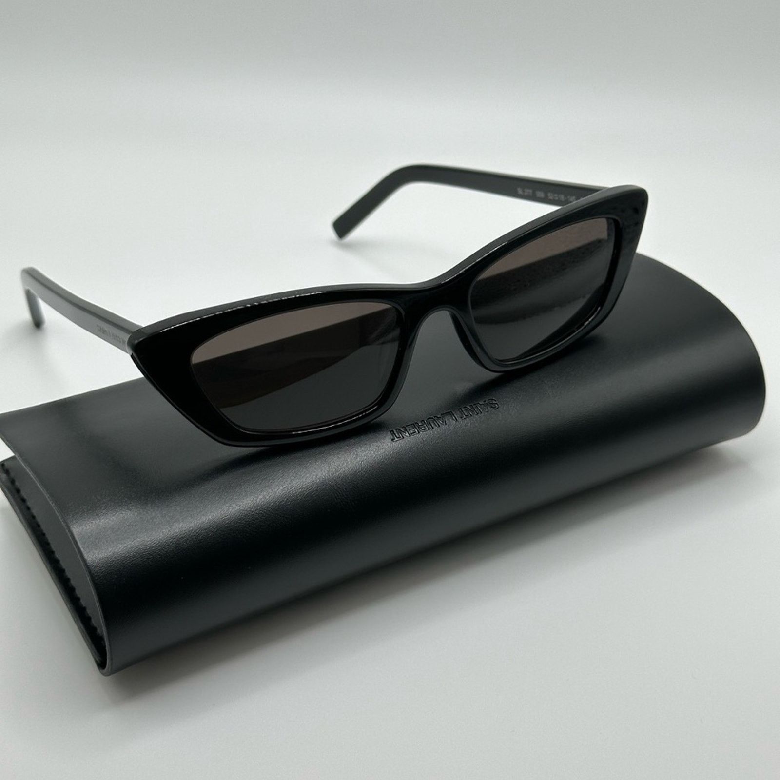 Saint Laurent Paris NEW YSL Saint Laurent Sunglasses SL 277 009 Black Unisex Size ONE SIZE - 12 Thumbnail
