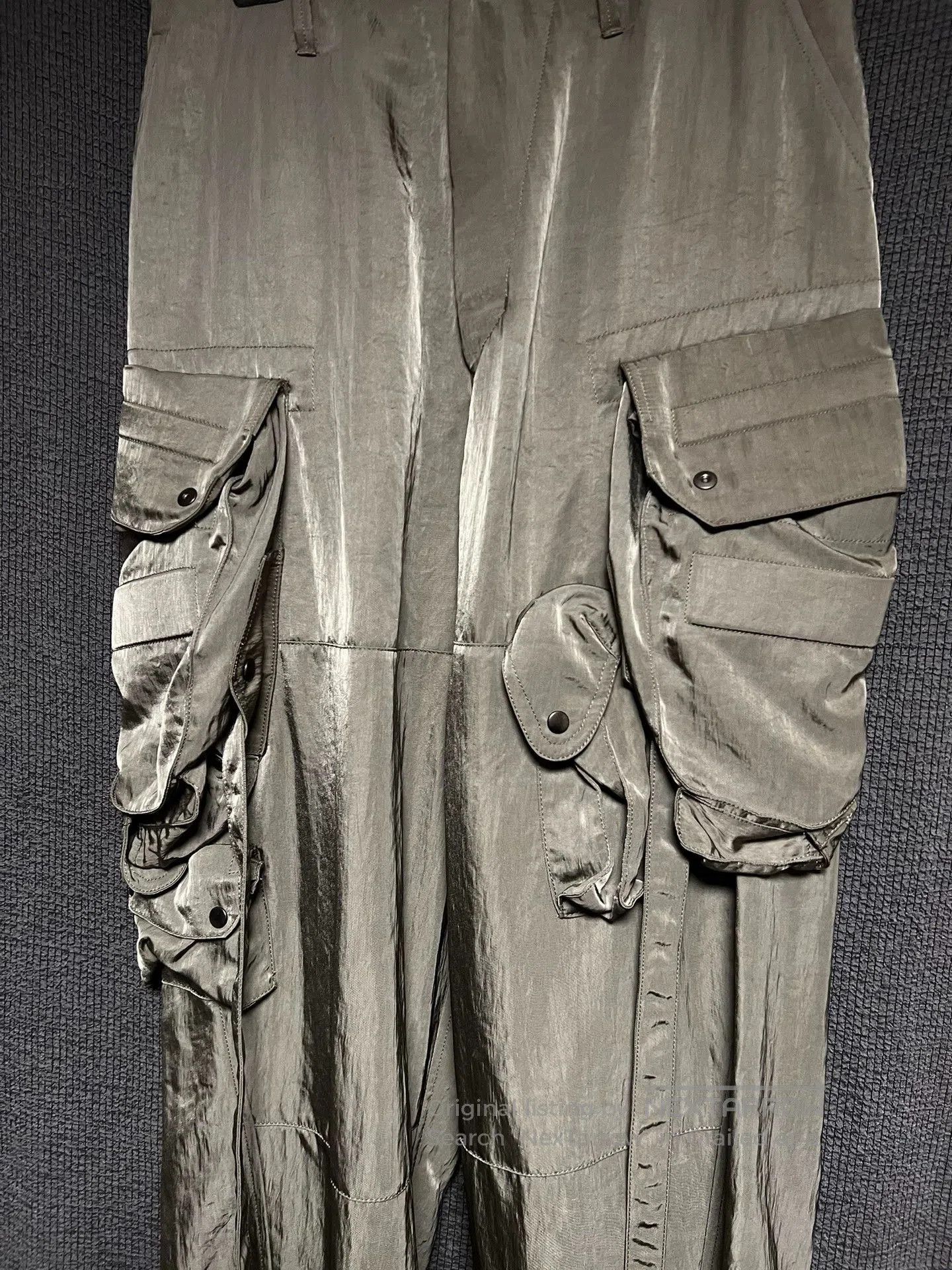 Julius Julius_7 Military Green Shell Pants. Size US 32 / EU 48 - 3 Thumbnail