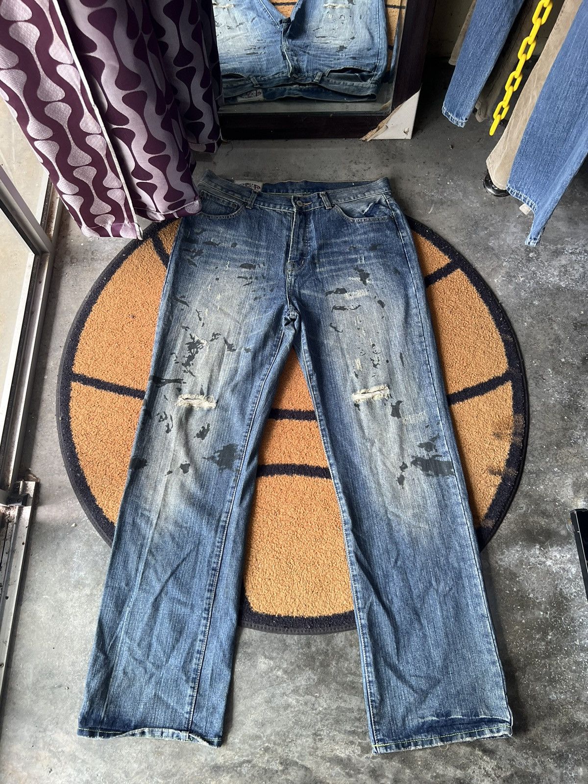 🔥Abercrombie & Fitch Boot Cut Distressed Denim