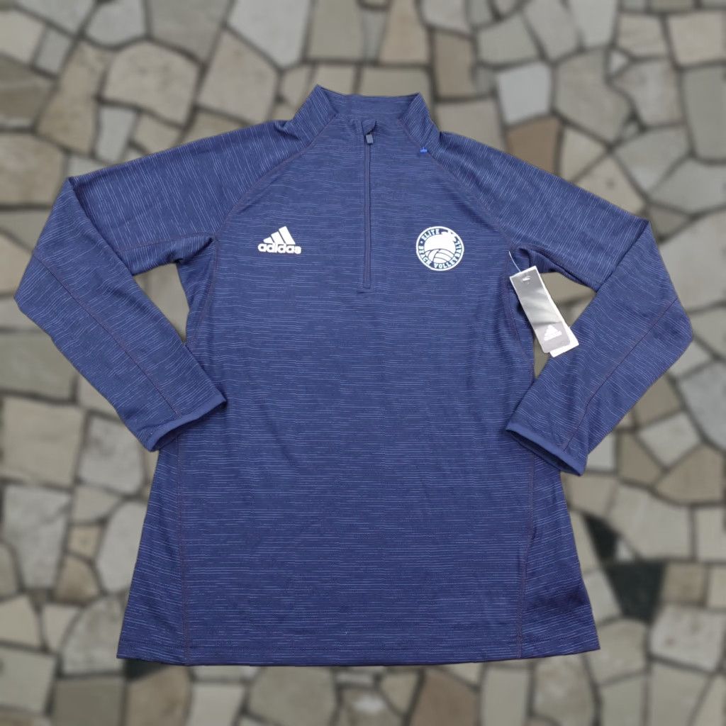 Adidas Adidas Shirt Medium Blue Aeroready 1/4 Zip Elite Beach Volleyball NEW Womens Size M / US 6-8 / IT 42-44 - 1 Thumbnail