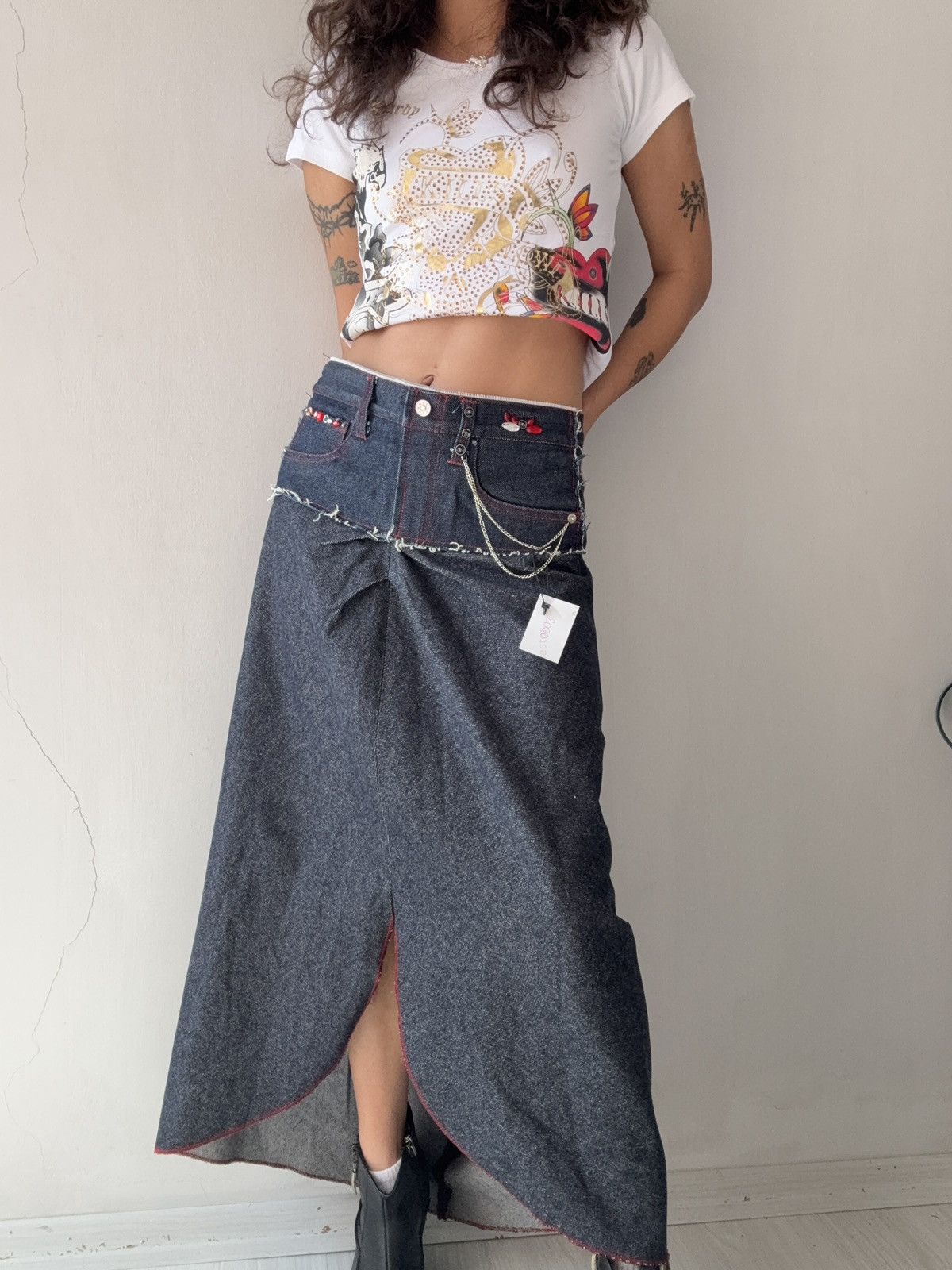 Vintage y2k skirt Size 27" / US 4 / IT 40 - 4 Thumbnail