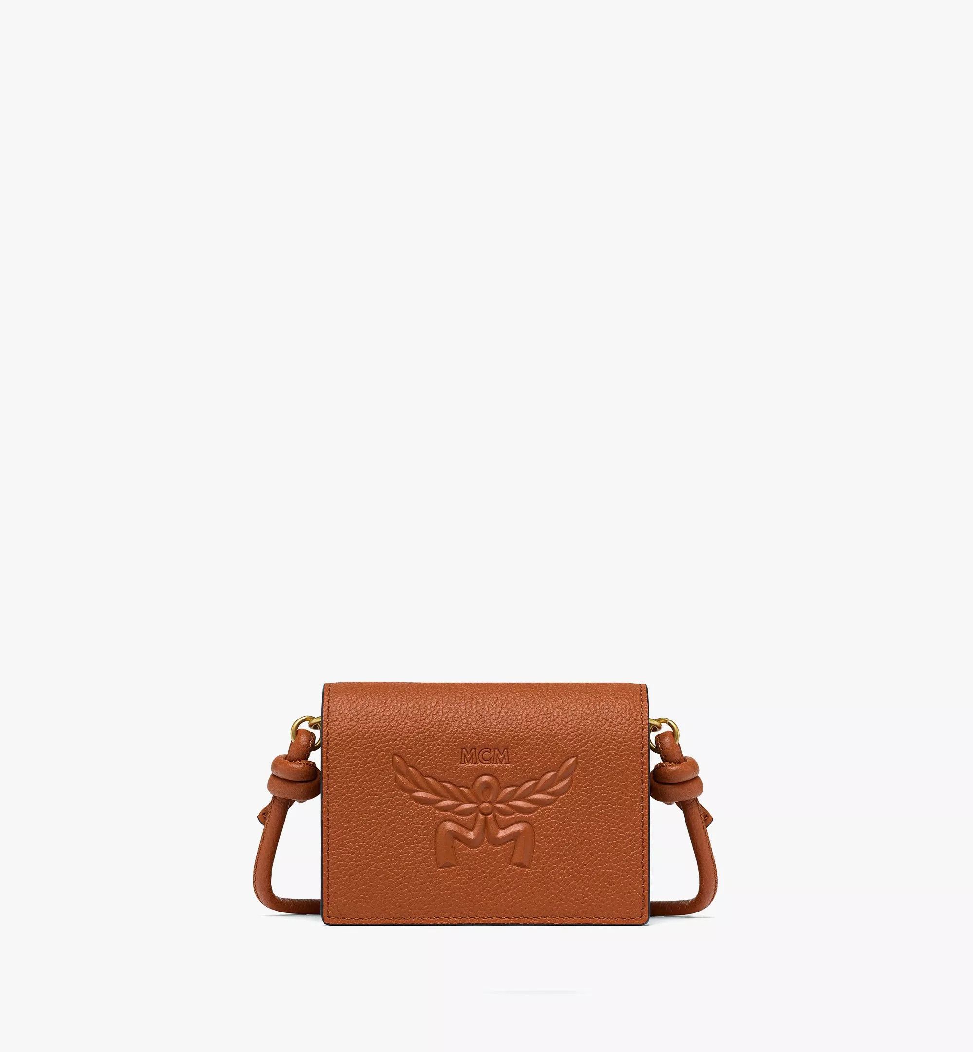 MCM o1mt1gz0325 Size: OS / Card Case Mini in Brown Size ONE SIZE - 1 Thumbnail