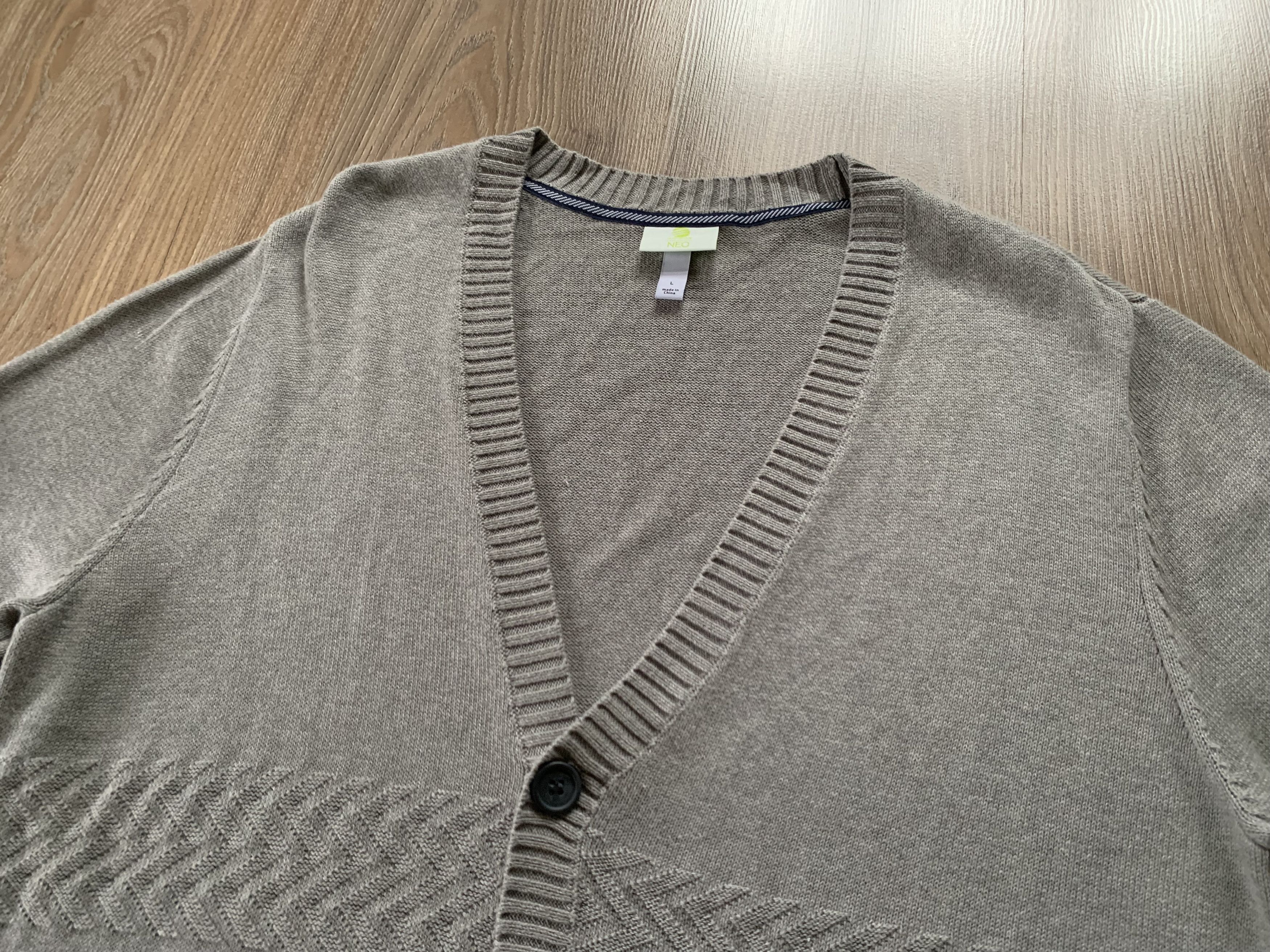 Adidas × Designer Rare Adidas Neo Knit Cotton Cardigan Size US L / EU 52-54 / 3 - 4 Thumbnail