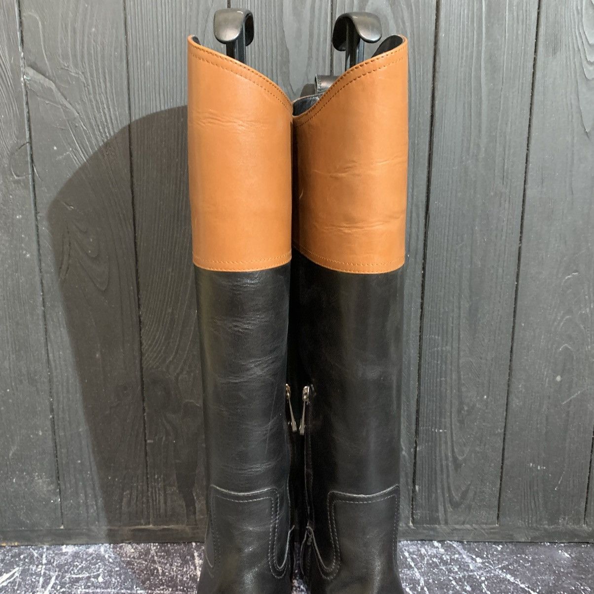 Bally BALLY Black & Brown Leather Boots Mid Size 37 Size US 7 / IT 37 - 6 Thumbnail