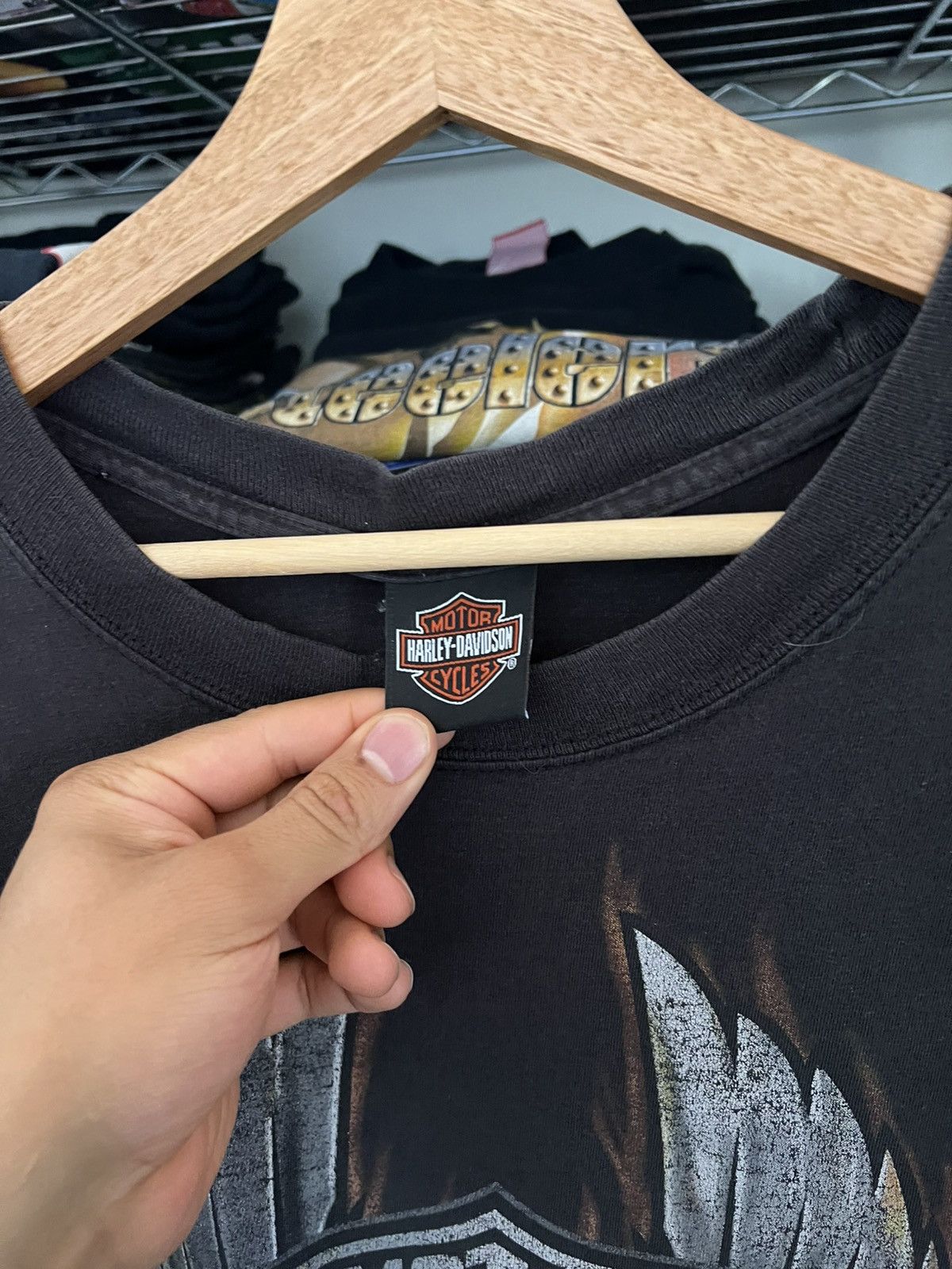 Harley Davidson 3XL H-D Sheldon’s Auburn Flaming Wings Tee Size US XXL / EU 58 / 5 - 4 Thumbnail