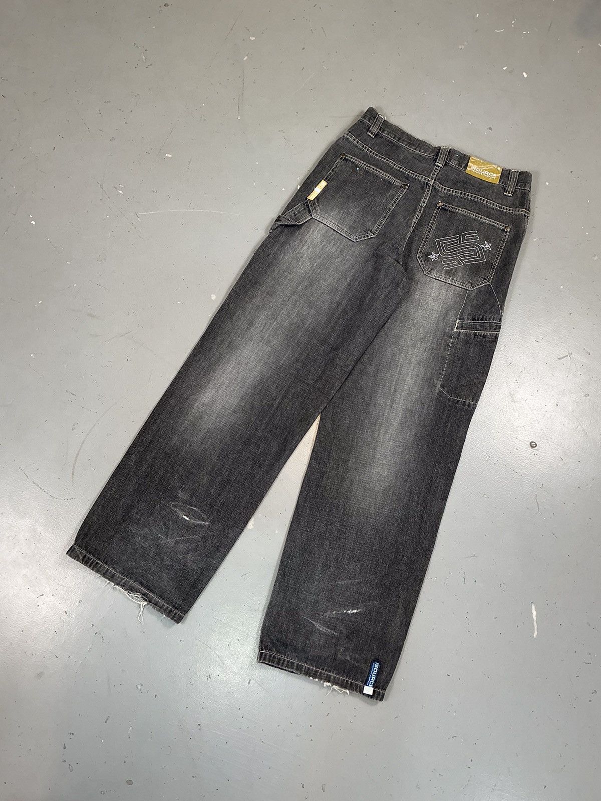 JNCO × Southpole × Vintage Vintage Source threads embroidered carpenter denim Size US 34 / EU 50 - 9 Thumbnail