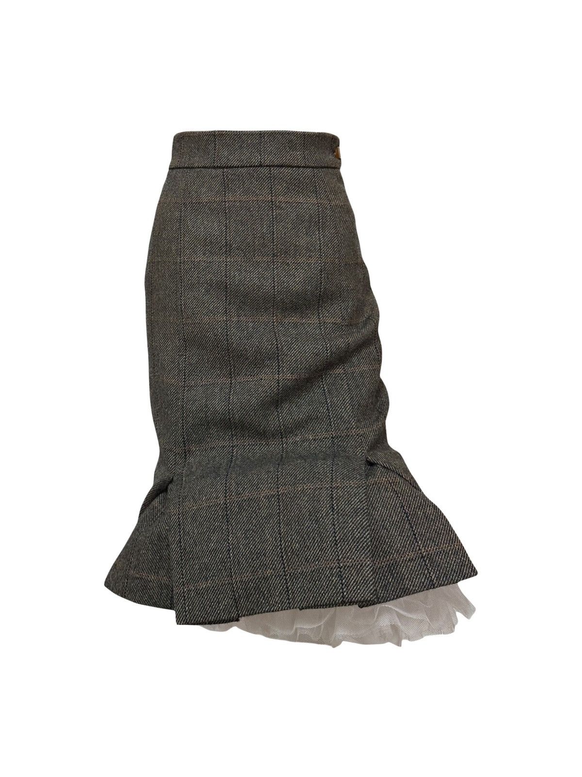 Vivienne Westwood VIVIENNE WESTWOOD F/W 1988 Tulle Knockout Midi Skirt Size 28" / US 6 / IT 42 - 1 Thumbnail