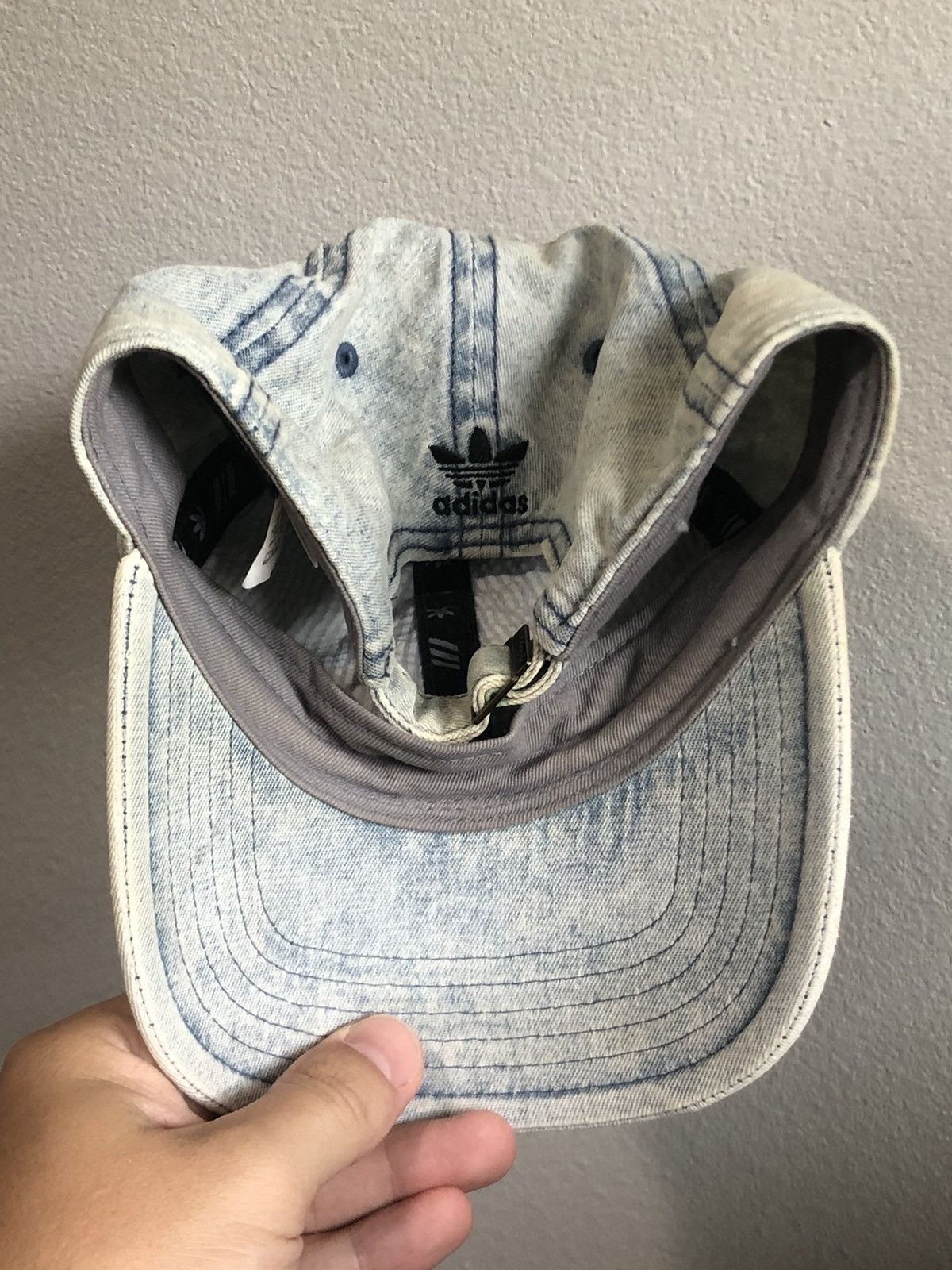 Adidas Adidas Trefoil Denim Hat Size ONE SIZE - 7 Thumbnail