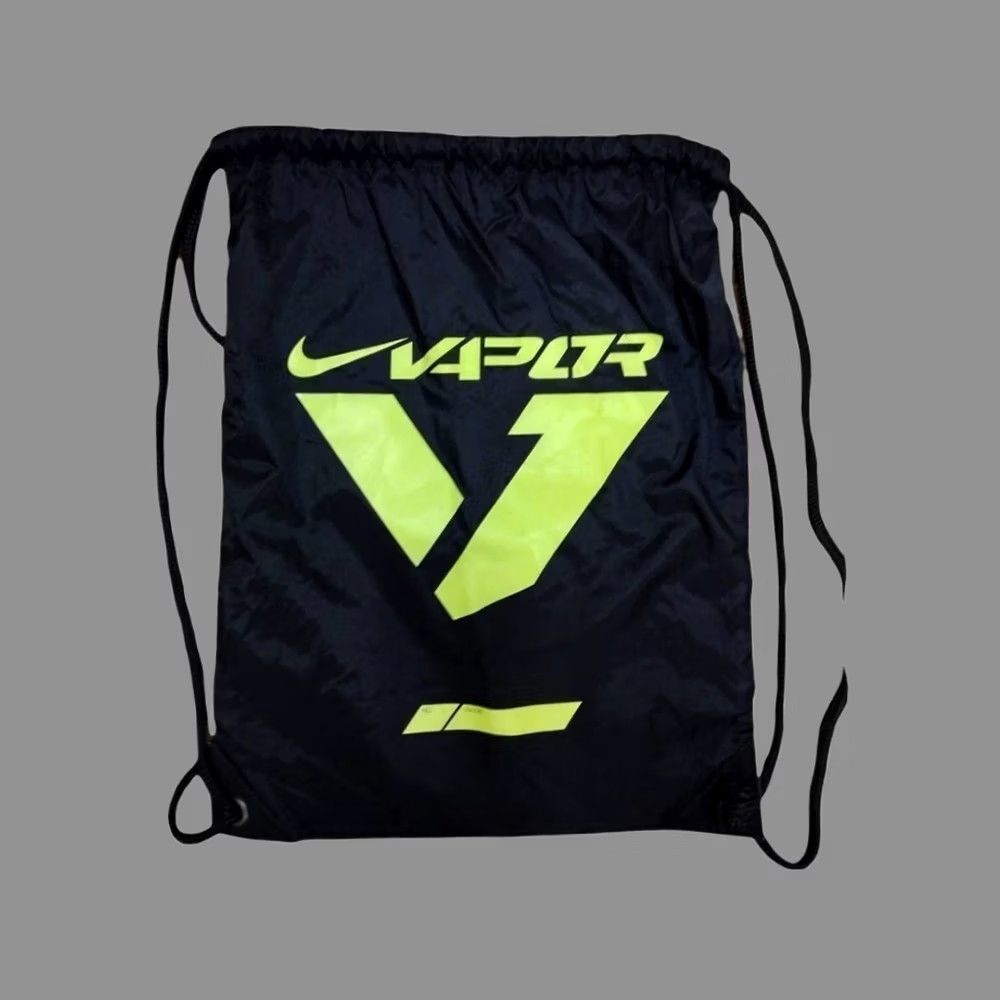 Nike Nike Drawstring Bag Vapor Sports Training Shoes Bag Neon Green Black Nike Men Drawstring Bag Black Neon Green Vapor Sports Training Cleat Bag Size ONE SIZE - 1 Thumbnail