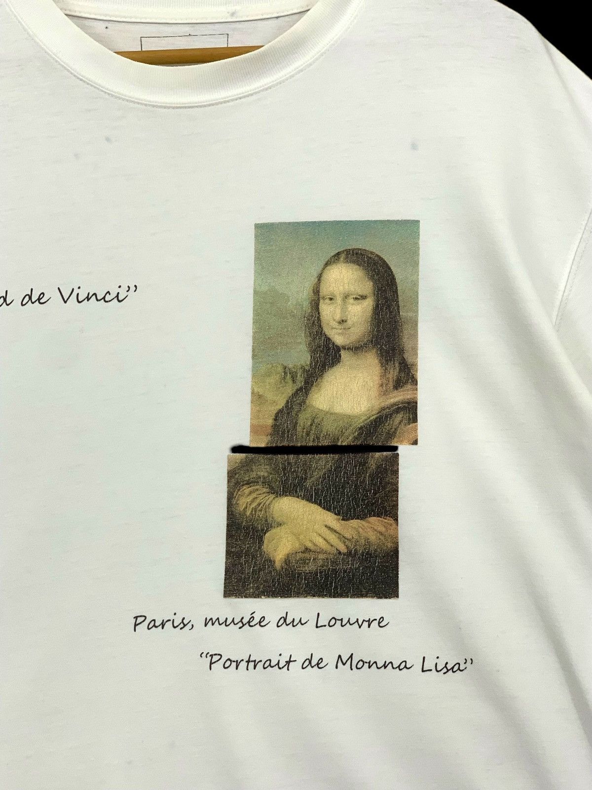 Japanese Brand Art & Design Leonardo Da Vinci Portrait de Monna Lisa Paint Size US L / EU 52-54 / 3 - 6 Thumbnail