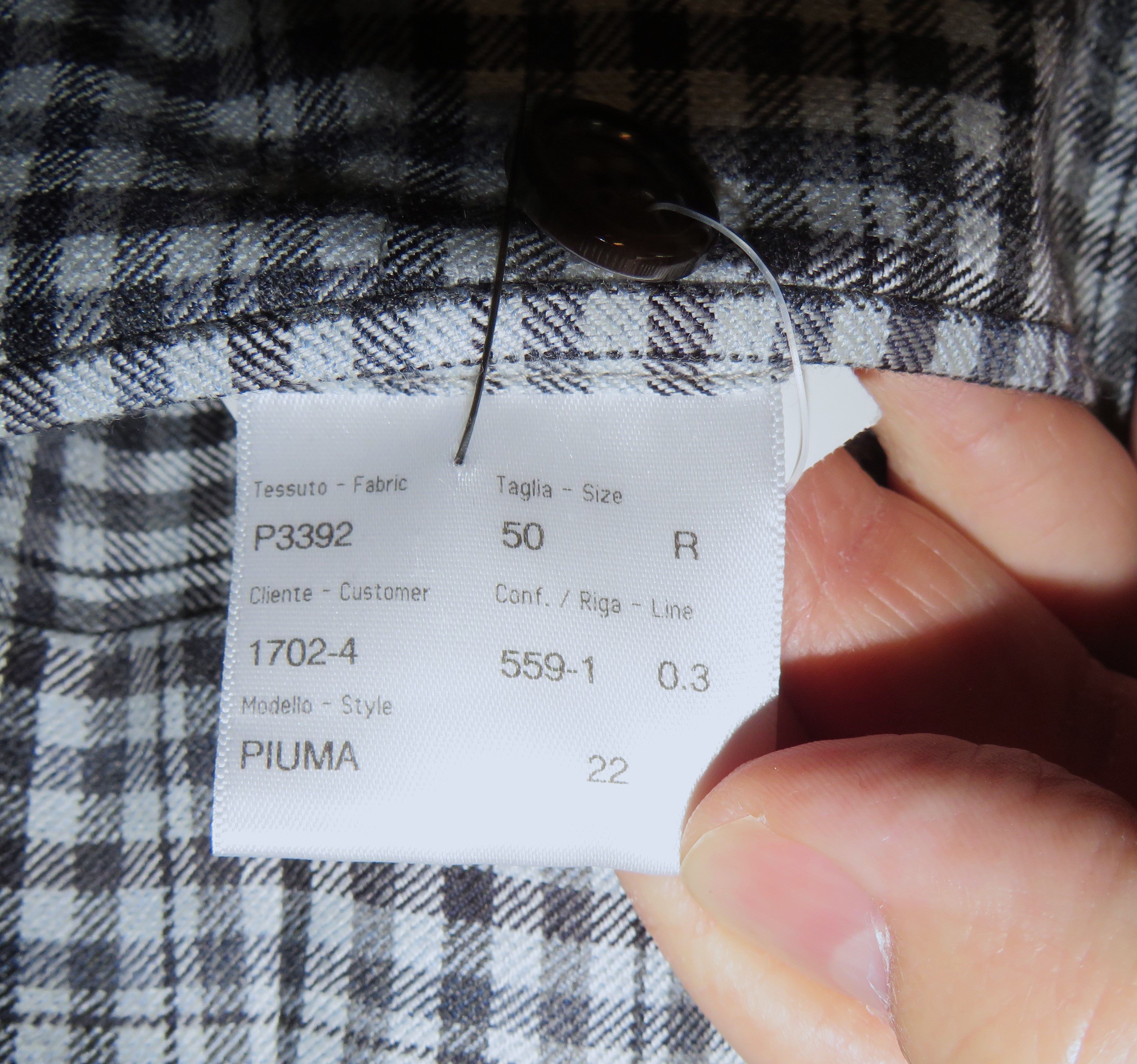 Brioni Piuma Sky Blue Check Cashmere Silk Two Button Blazer 40R NWT Size 40R - 12 Thumbnail