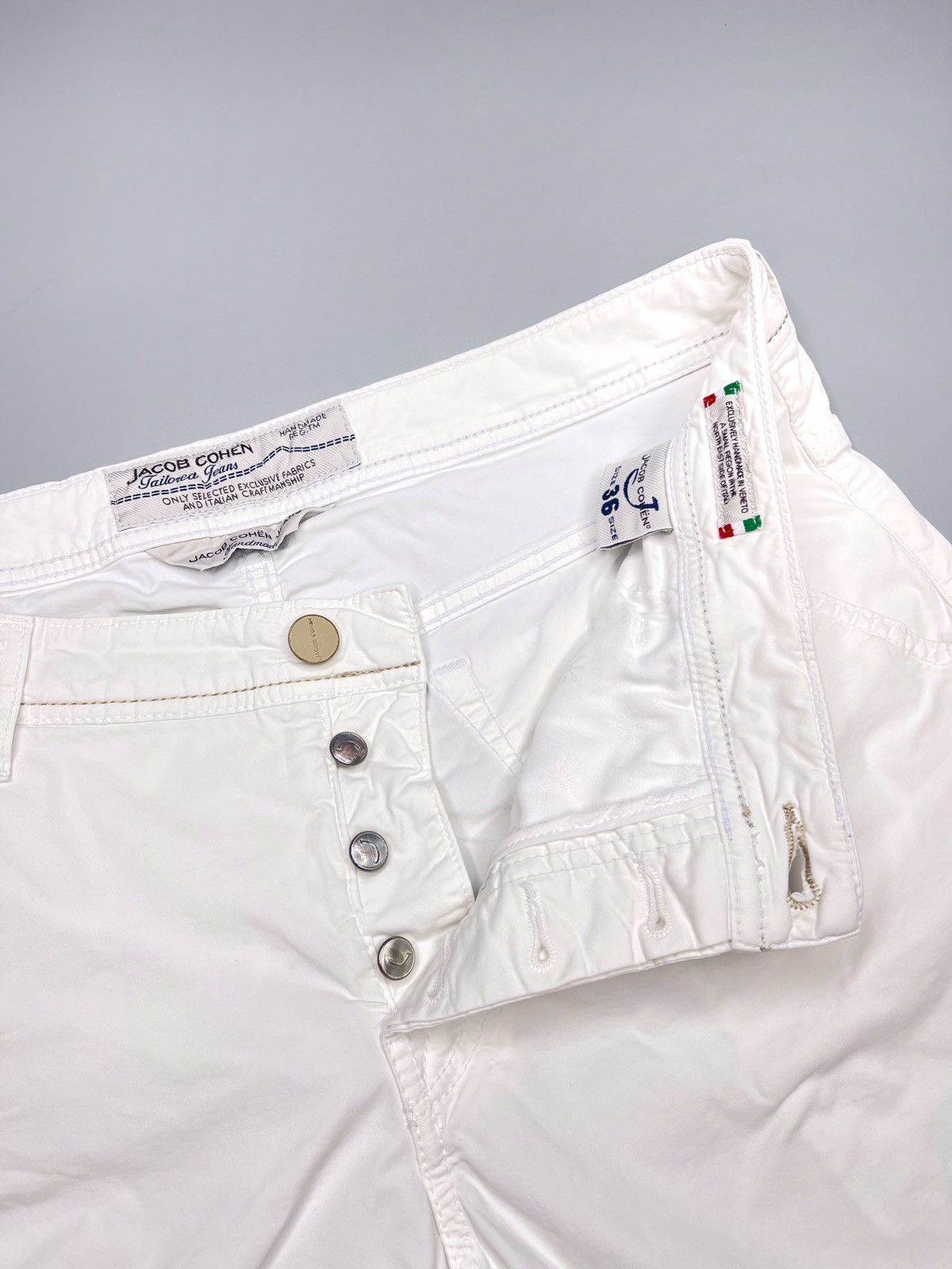 Jacob Cohen Jacob Cohen Luxury White Short Size US 30 / EU 46 - 9 Thumbnail