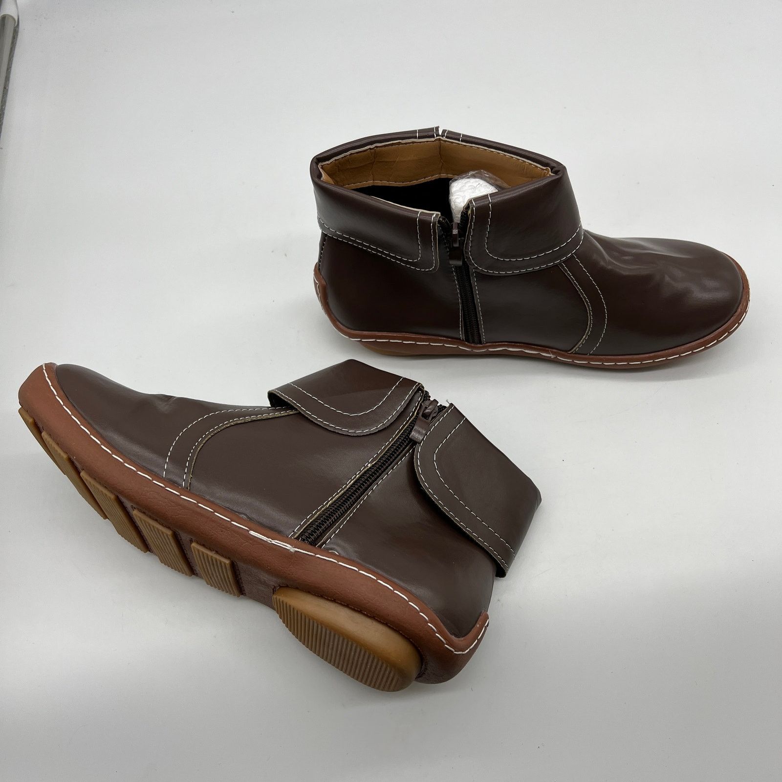 Other Fashion Womens Ankle Boot Comfortable Slip On Flat Size US 9.5 / IT 39.5 - 6 Thumbnail