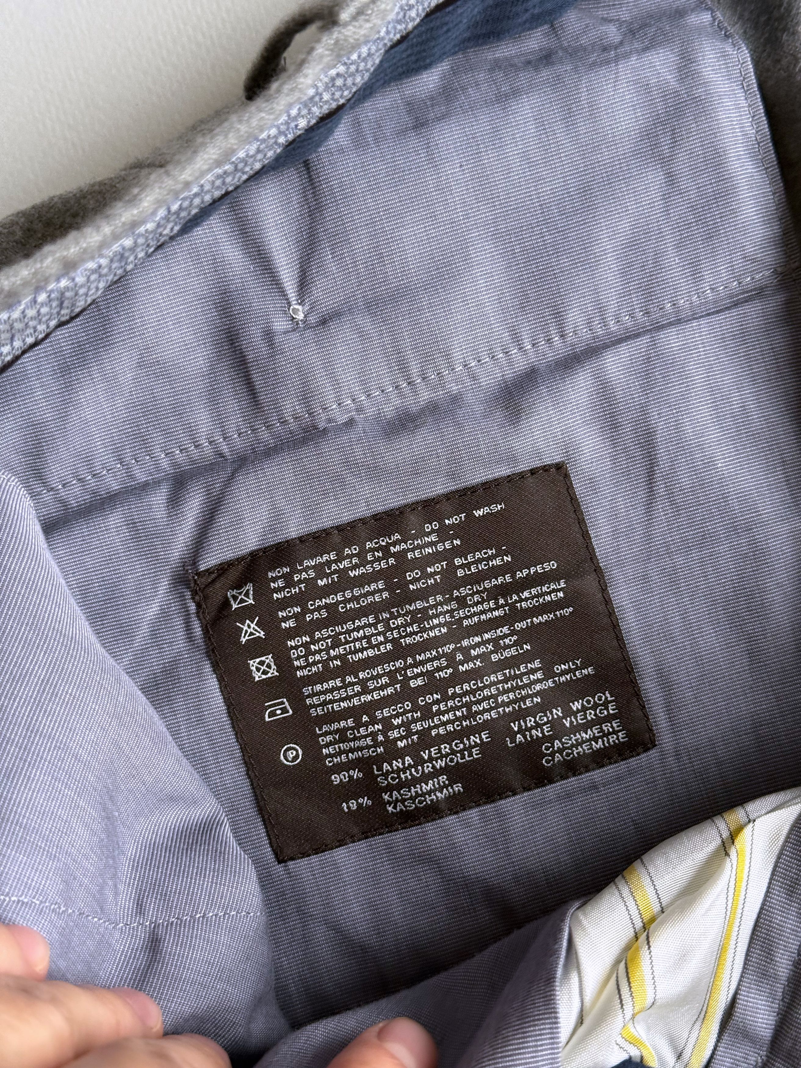 PT Torino Men's PT Torino Cashmere Wool Dress Pants Light Gray Size US 34 / EU 50 - 6 Thumbnail
