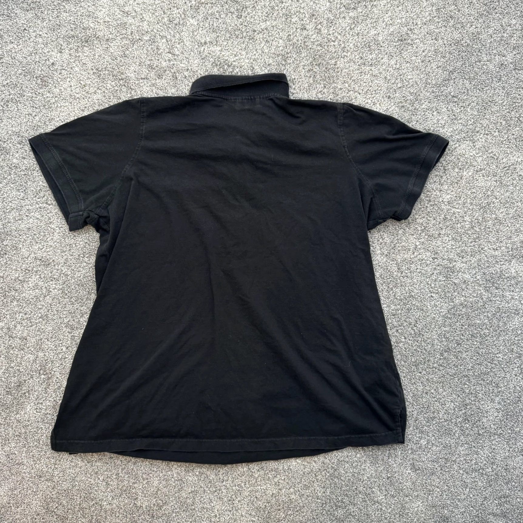 Vintage Romans Polo Shirt Womens 1X Black Short Sleeve Cotton Plus Size Top Size XL / US 12-14 / IT 48-50 - 6 Thumbnail