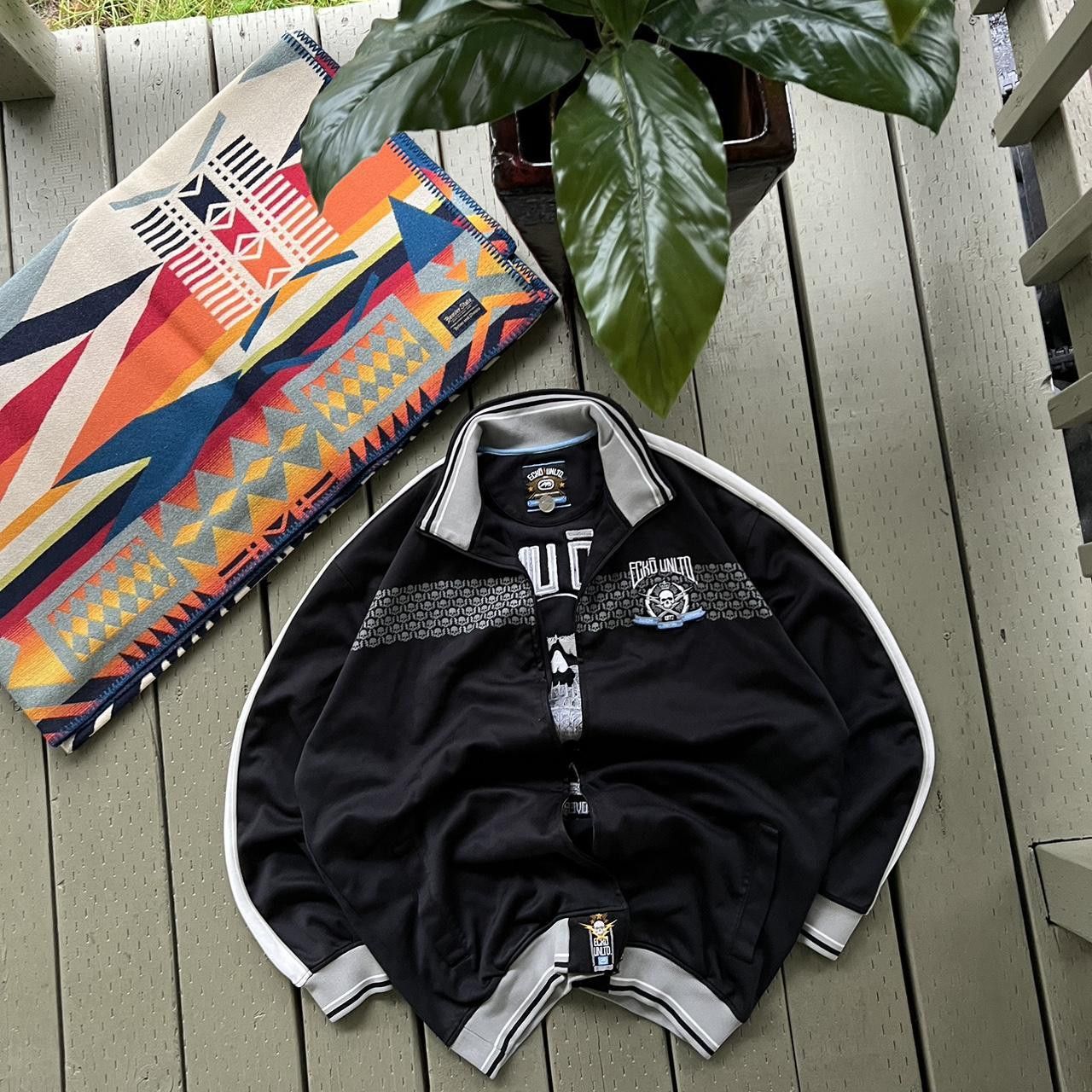 Ecko Unltd. × Vintage Vintage Ecko Unltd Rhino Graffiti Hooded Sweatshirt 00s Y2K Size US XXL / EU 58 / 5 - 3 Thumbnail