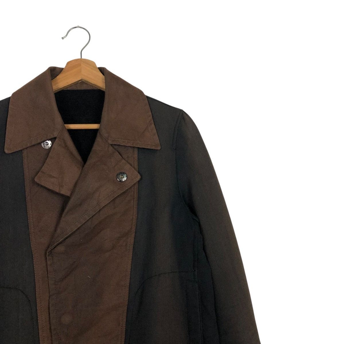 Japanese Brand 🔥VINTAGE BIKER JACKET DOUBLE COLLAR AAOW ISSEY MIYAKE Size M / US 6-8 / IT 42-44 - 8 Thumbnail