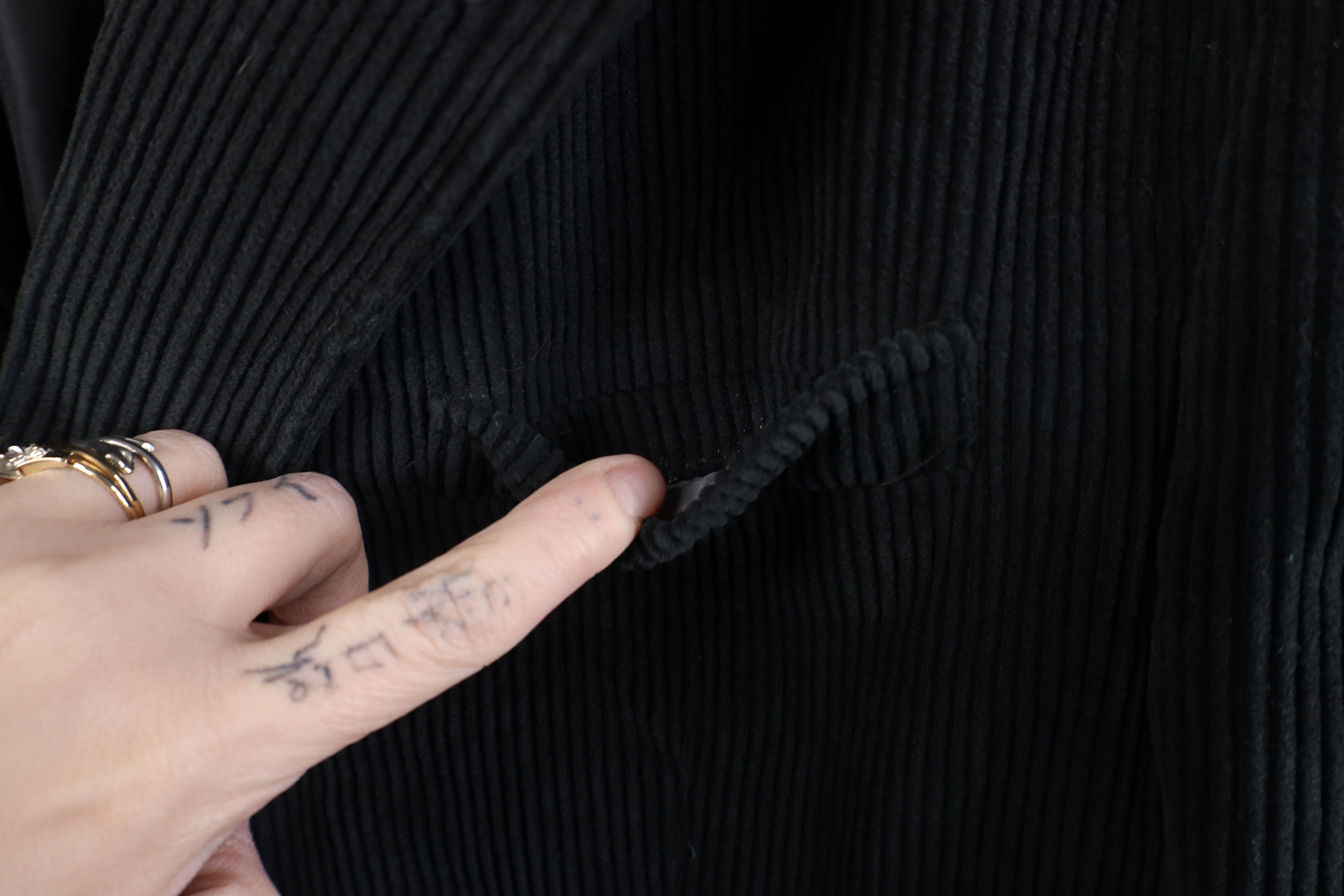 Vintage Vintage 90s Streetwear Suit Coat Blazer Jacket Black Size US XXL / EU 58 / 5 - 5 Thumbnail