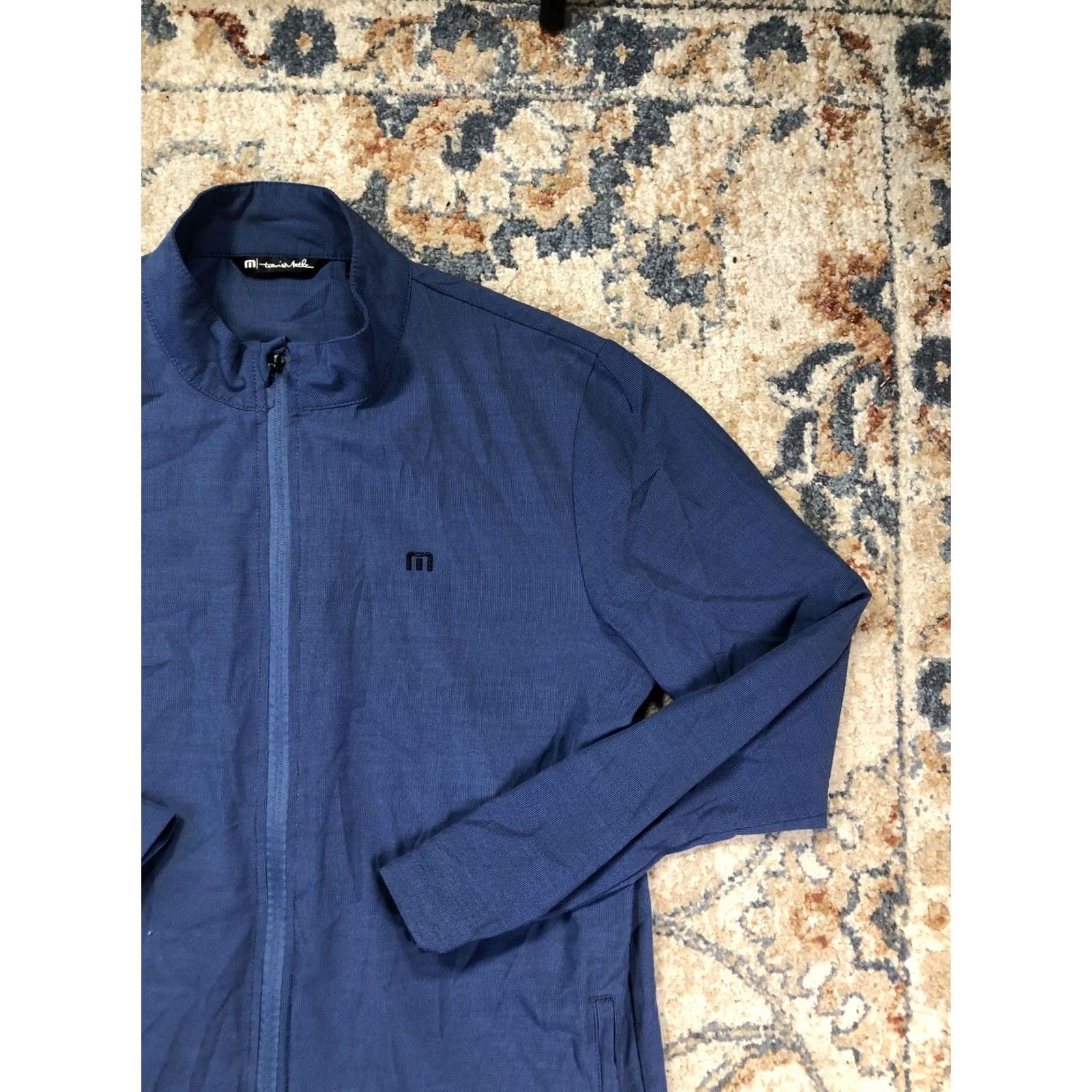 TravisMathew TravisMathew Jacket Mens L Blue Full Zip Lightweight Golf Windbreaker Top Size US L / EU 52-54 / 3 - 4 Thumbnail