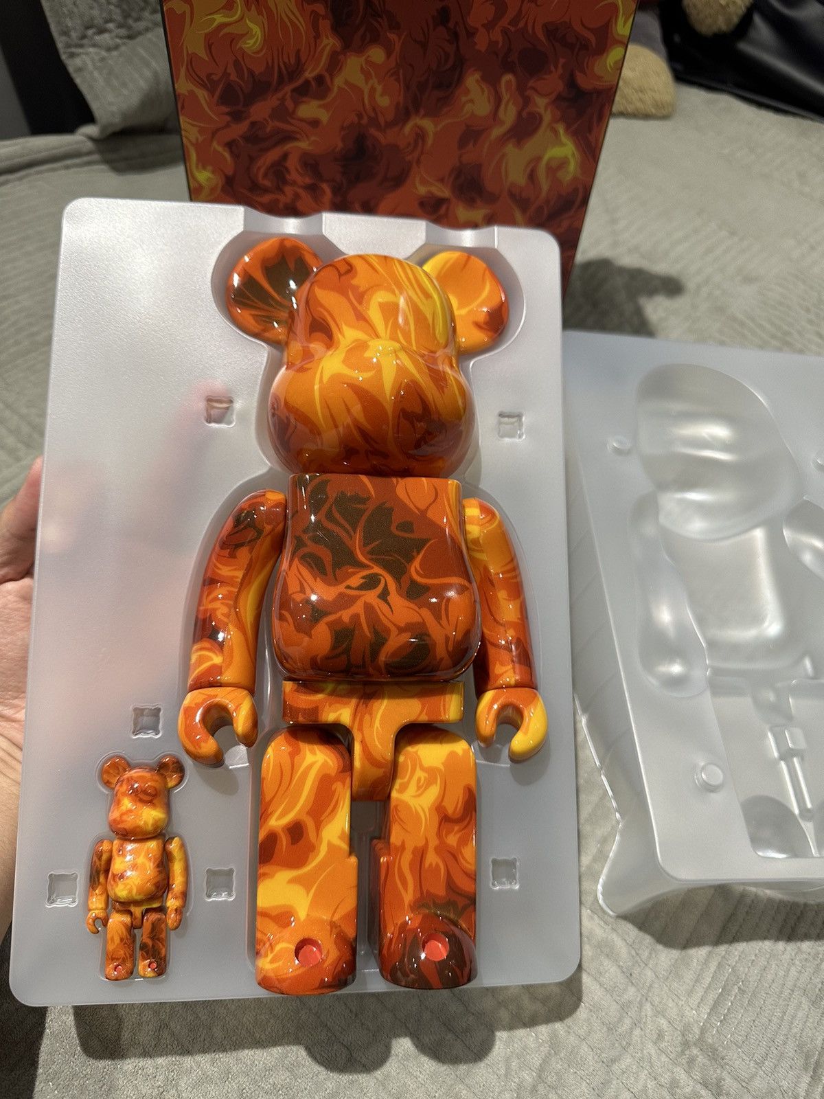 その他 MEDICOM TOY - Bearbrick SSUR Fire 400% & 100% Japanese Brand × Medicom Bearbrick Bearbrick SSUR Fire 100