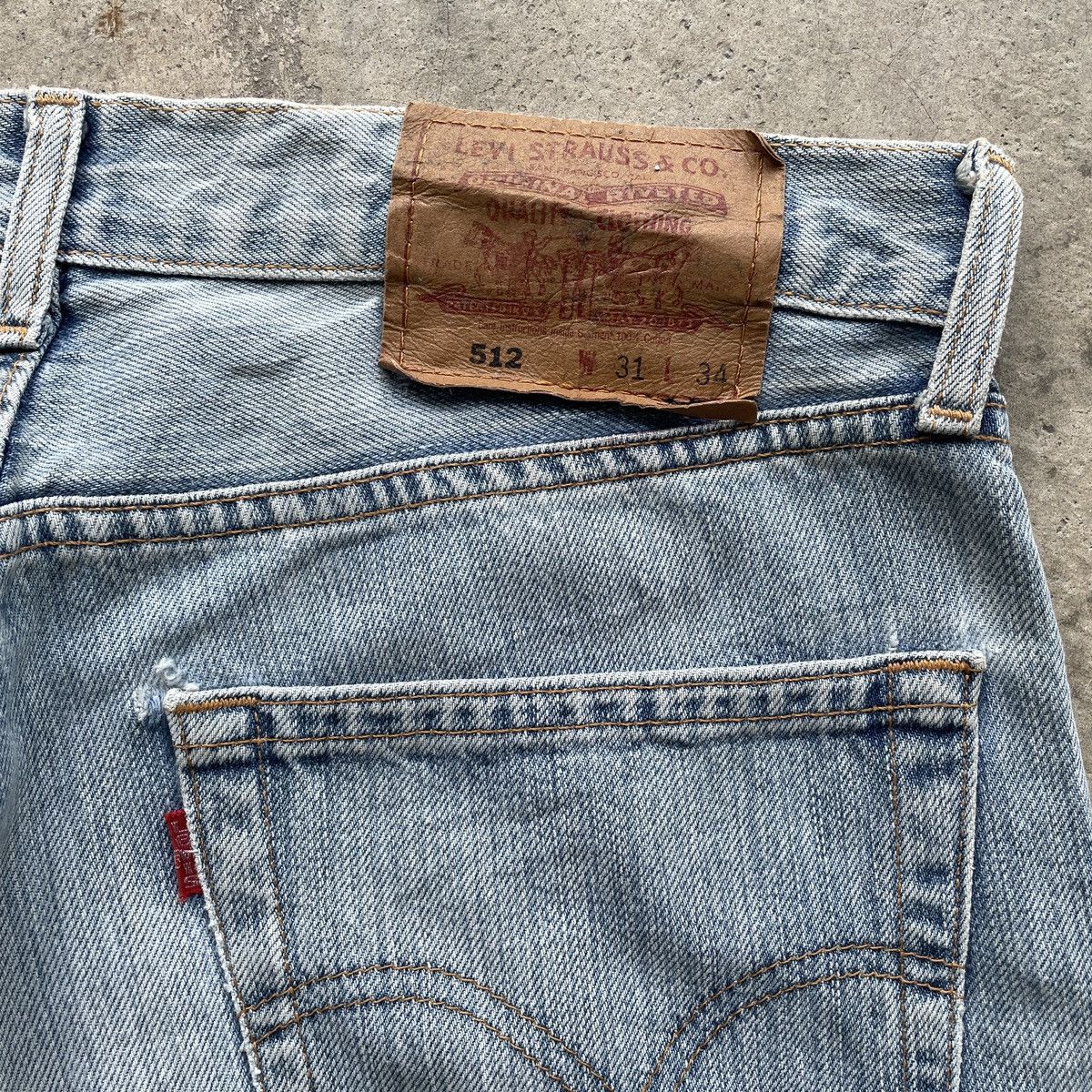 Levi's Vintage Clothing Vintage Levi’s 512 Faded Jeans Denim Pants W31x29 Size US 31 - 9 Thumbnail