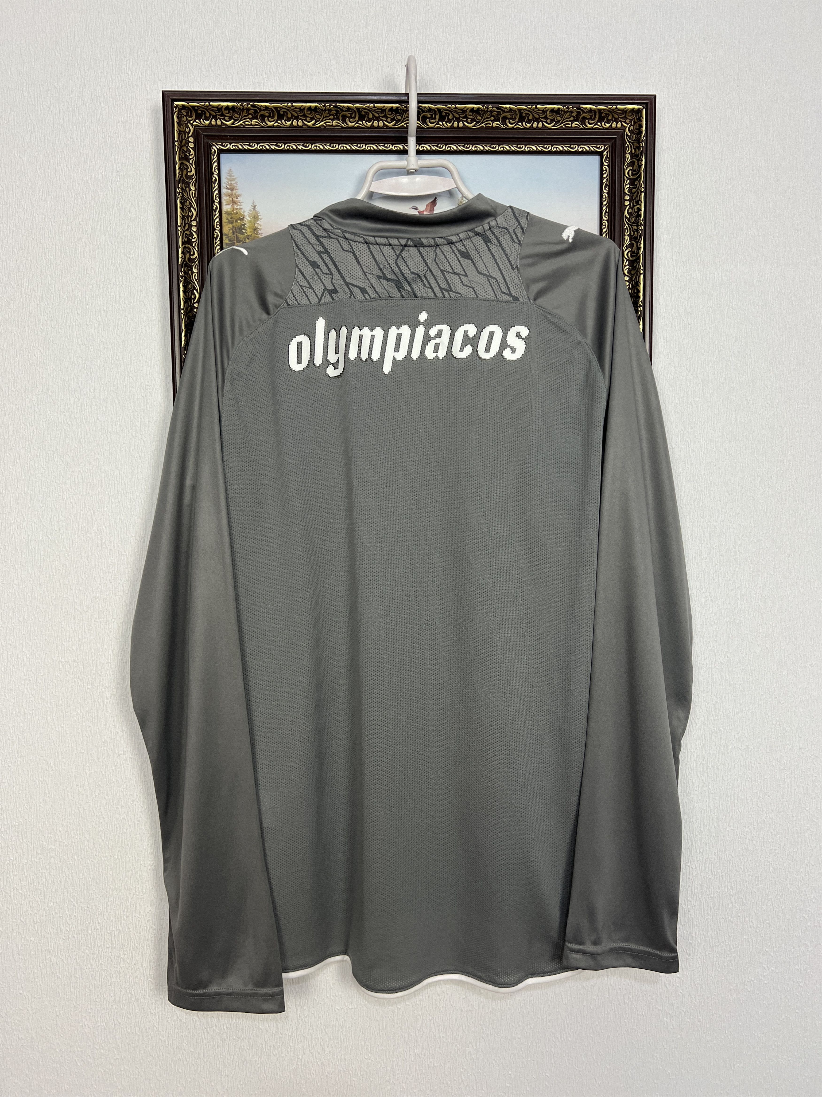Puma VIntage Olympiacos Football Shirt Jersey Long Sleeve Trikot Size US L / EU 52-54 / 3 - 10 Thumbnail